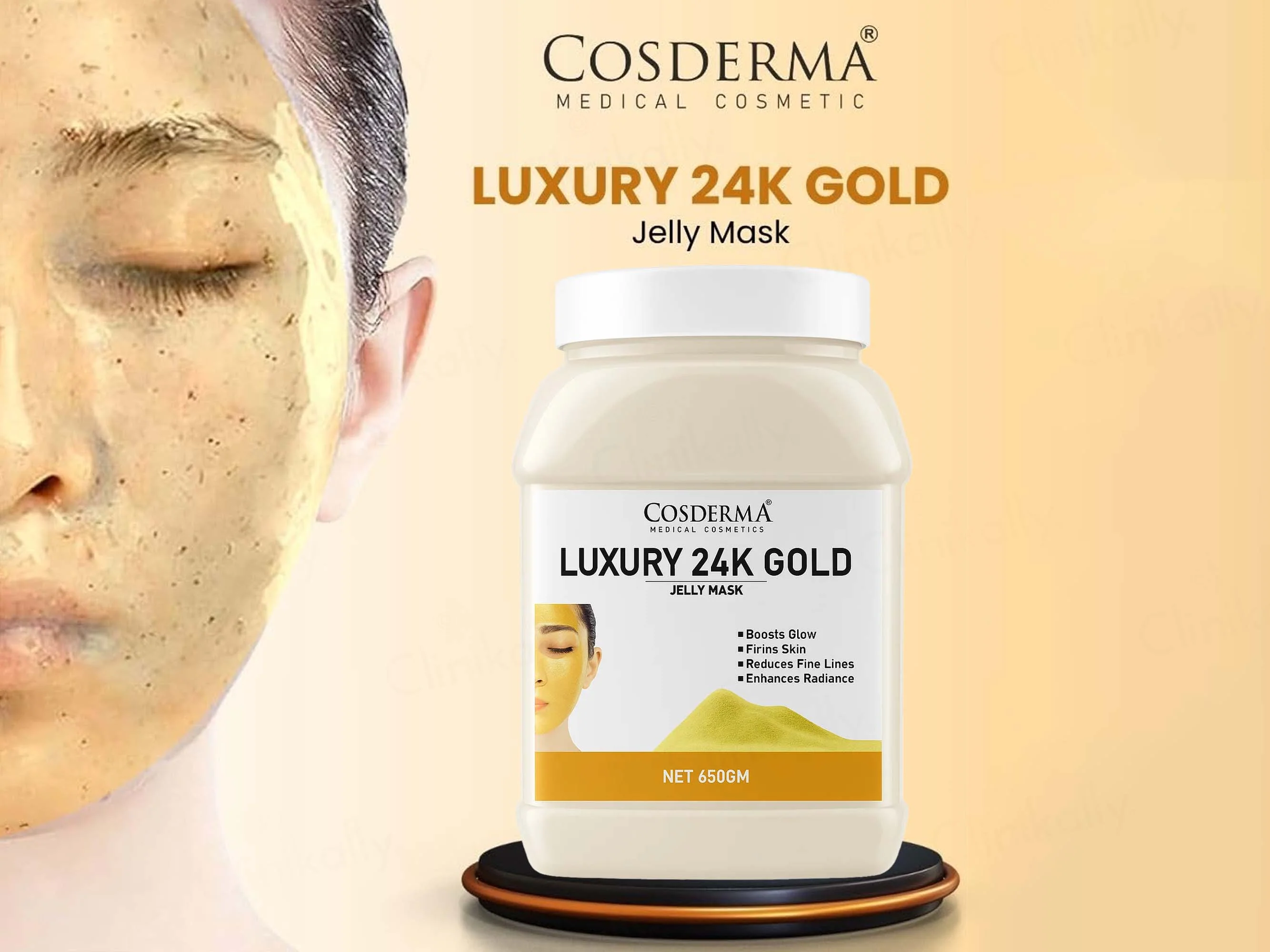 Cosderma Luxury 24K Gold Jelly Mask - Image 2