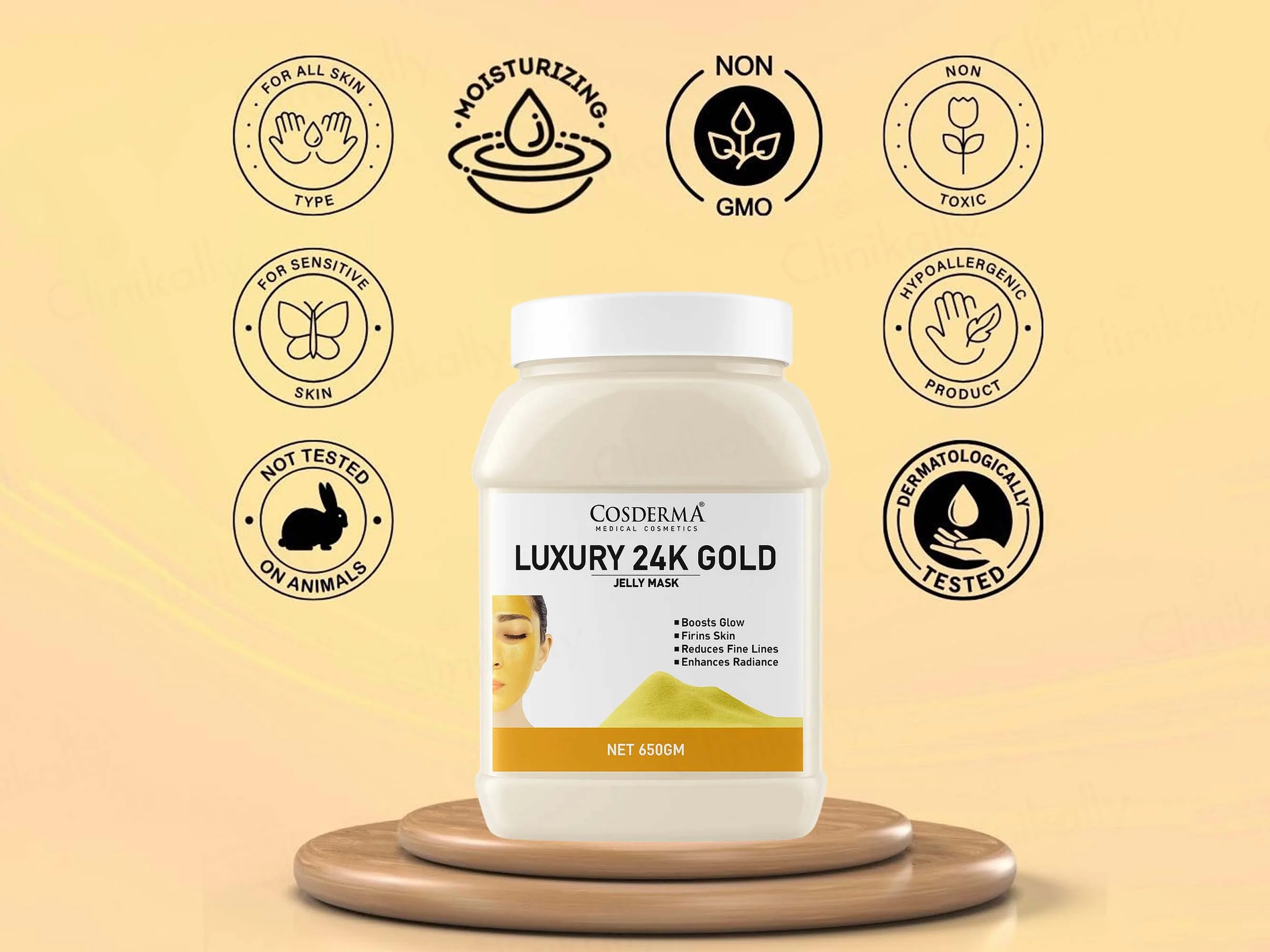 Cosderma Luxury 24K Gold Jelly Mask - Image 3