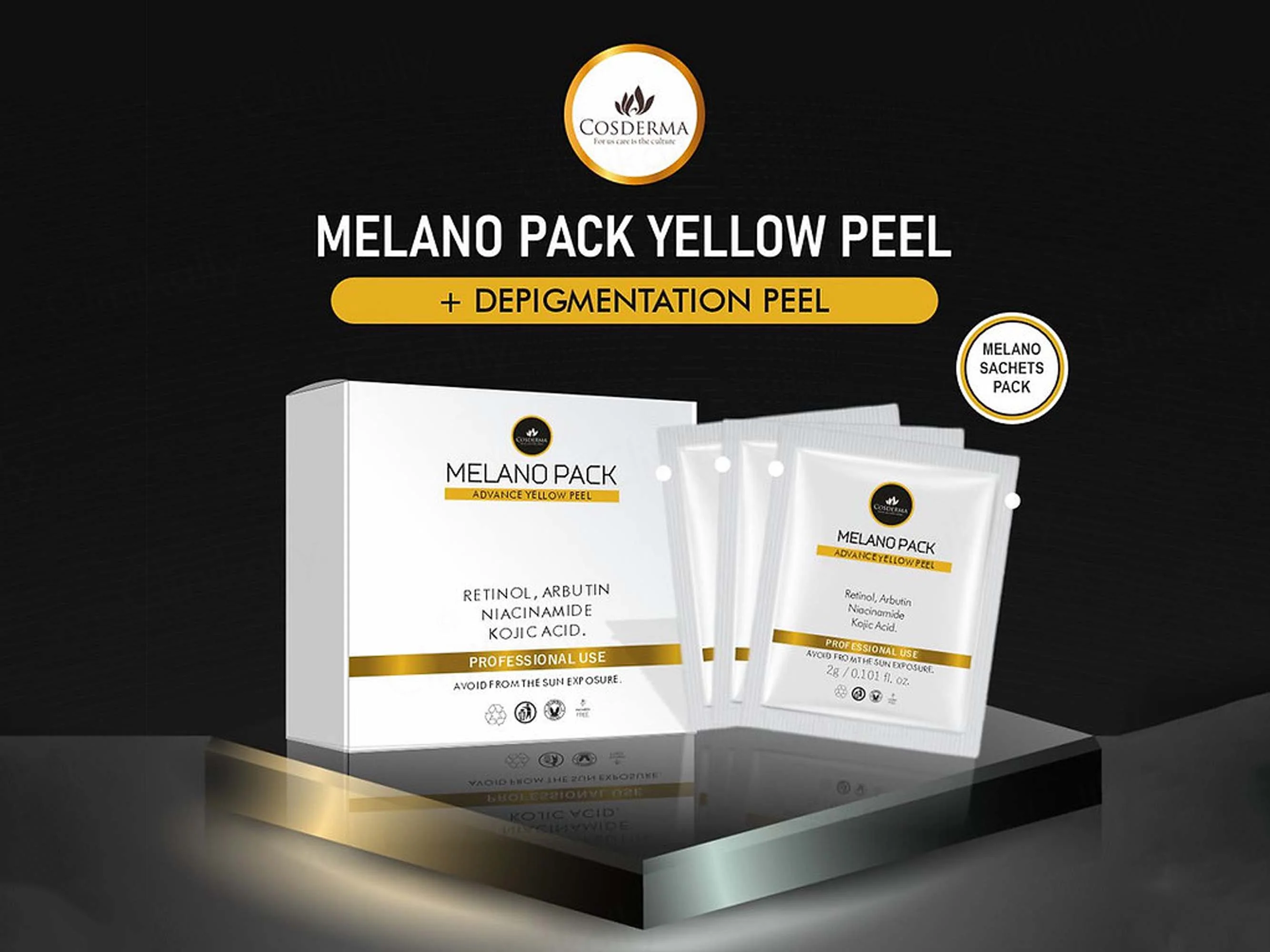 Cosderma Melano Pack Advance Yellow Peel - Image 2