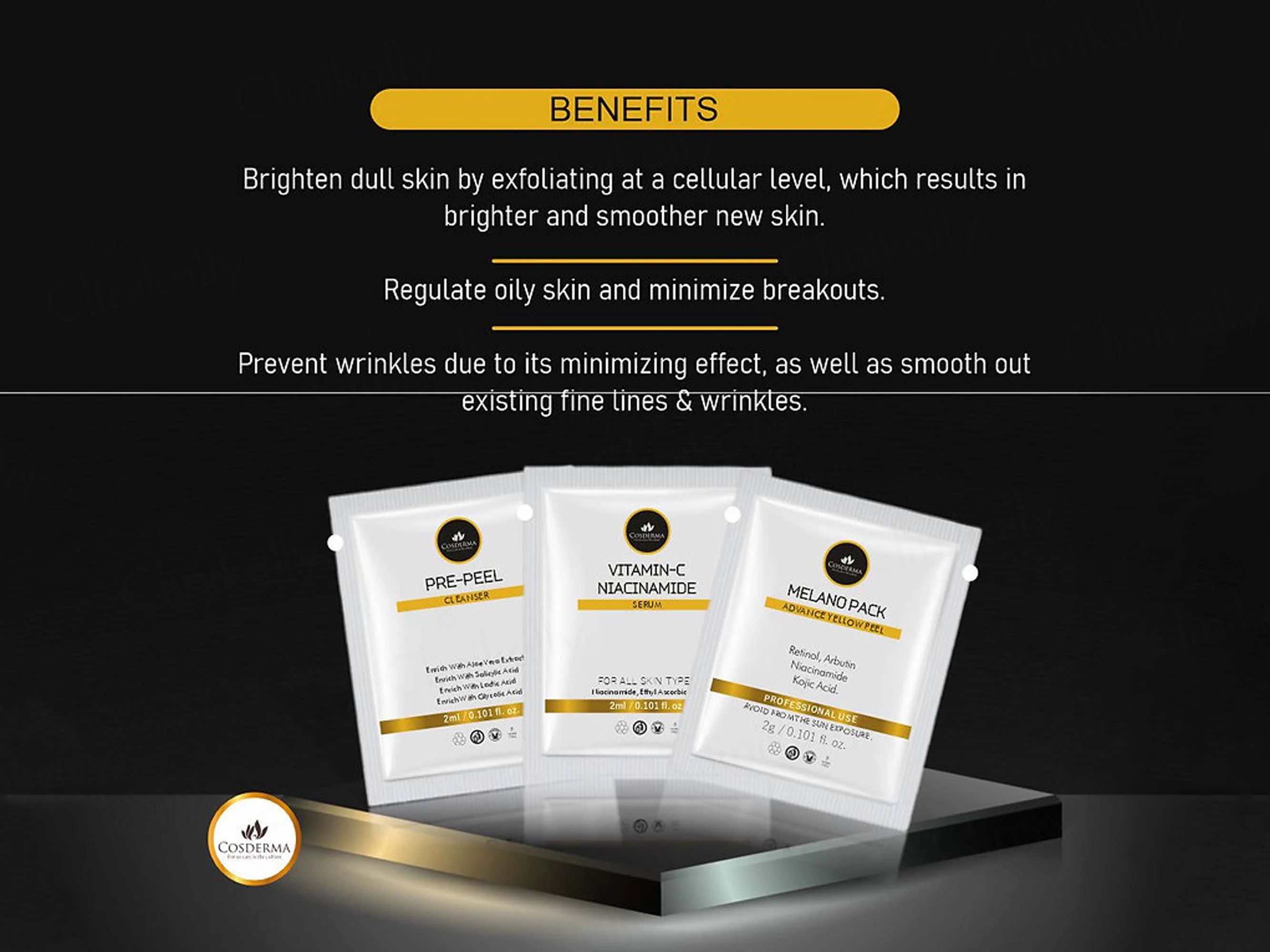Cosderma Melano Pack Advance Yellow Peel - Image 3