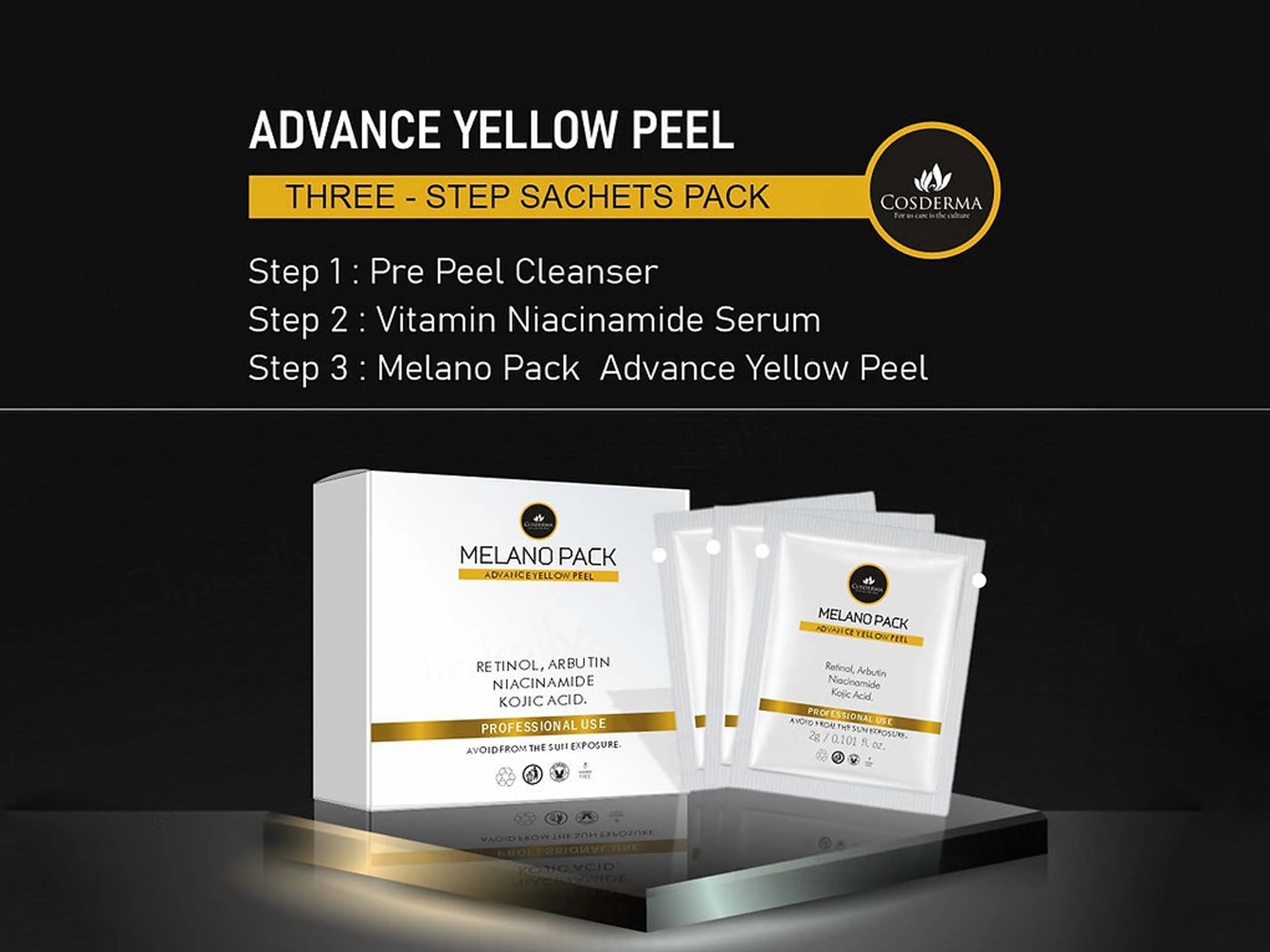 Cosderma Melano Pack Advance Yellow Peel - Image 6