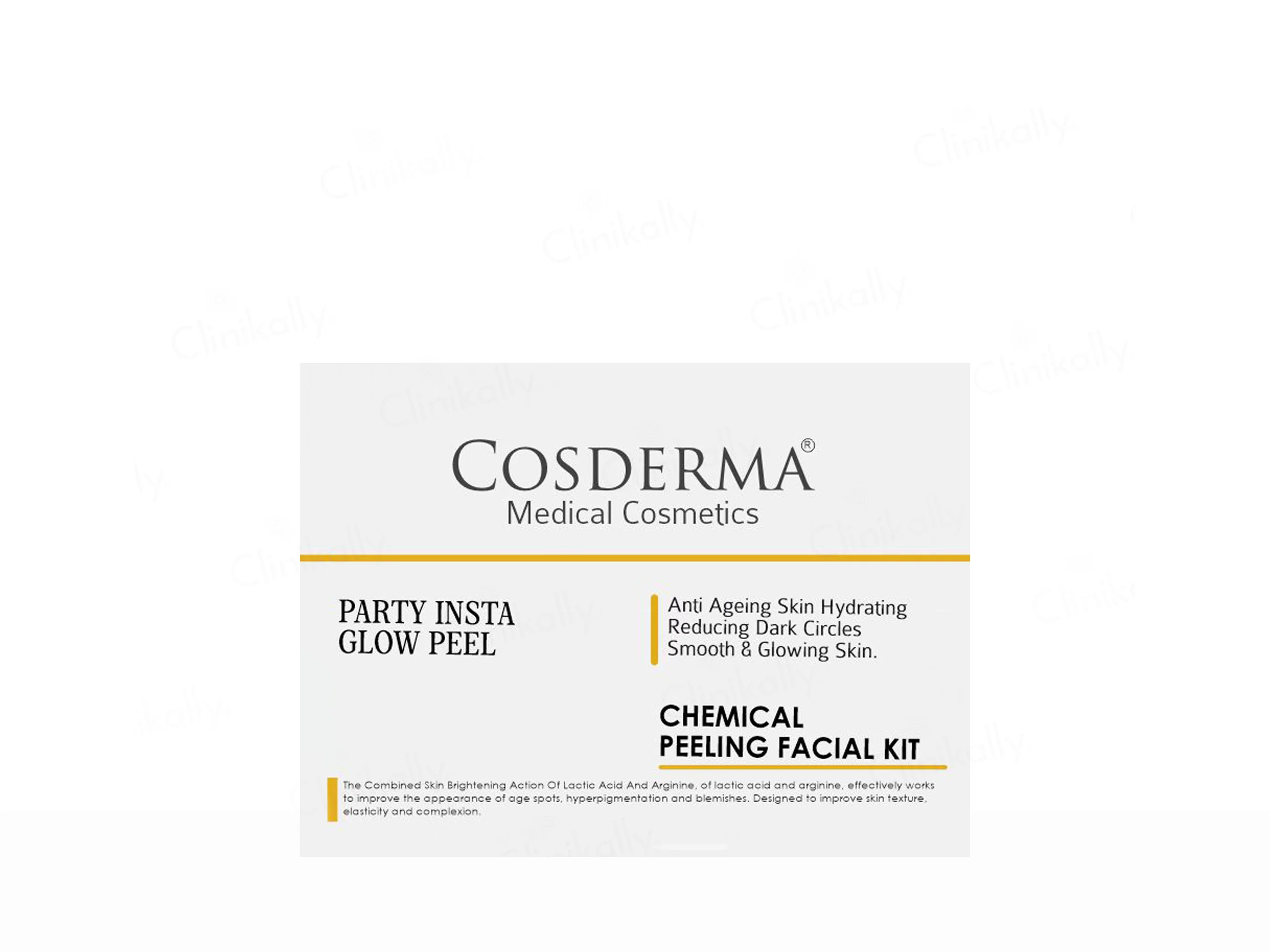 Cosderma Party Insta Glow Peel Chemical Peeling Facial Kit - Image 2