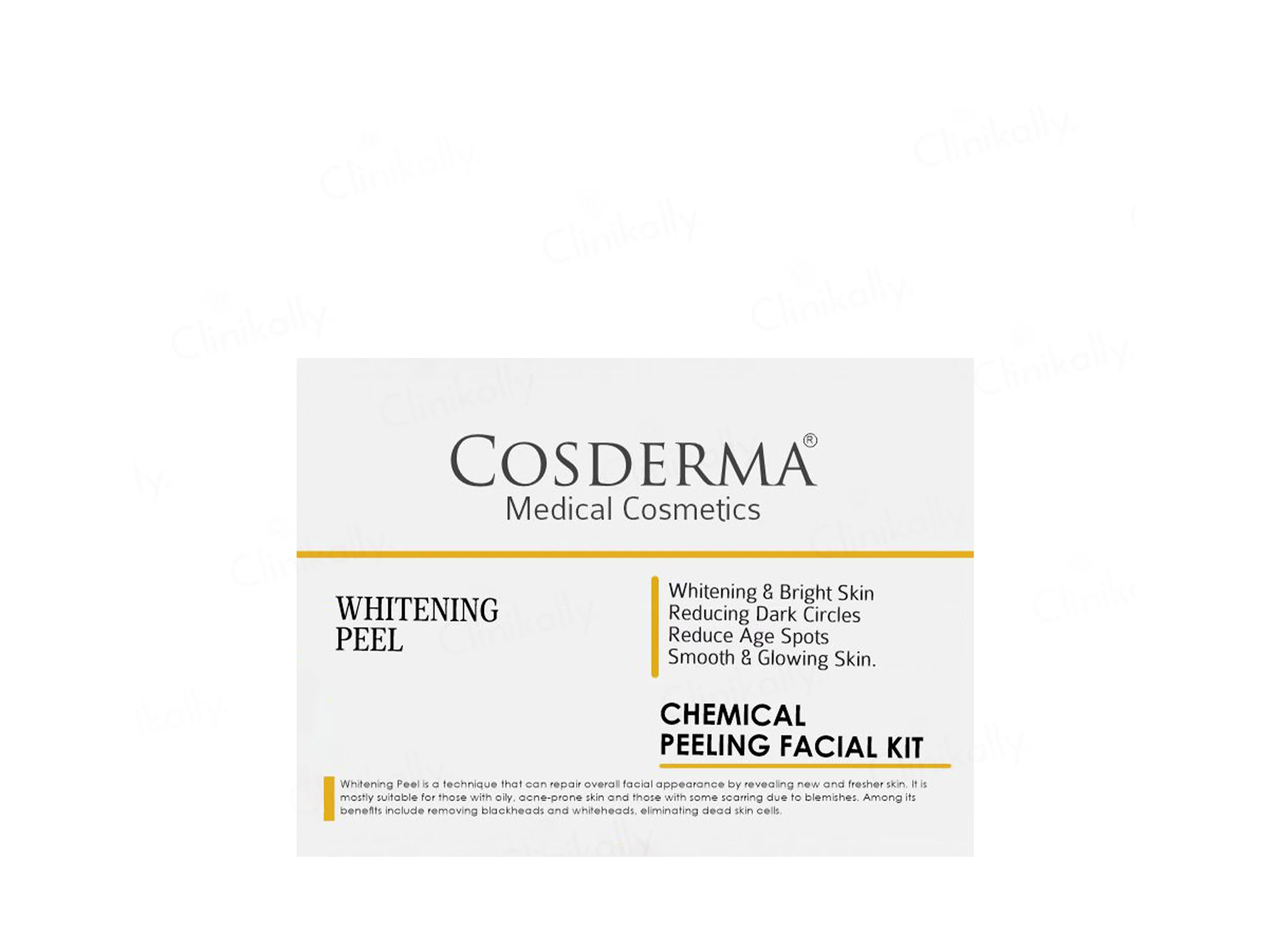 Cosderma Whitening Gel Peel Chemical Peeling Facial Kit - Image 2