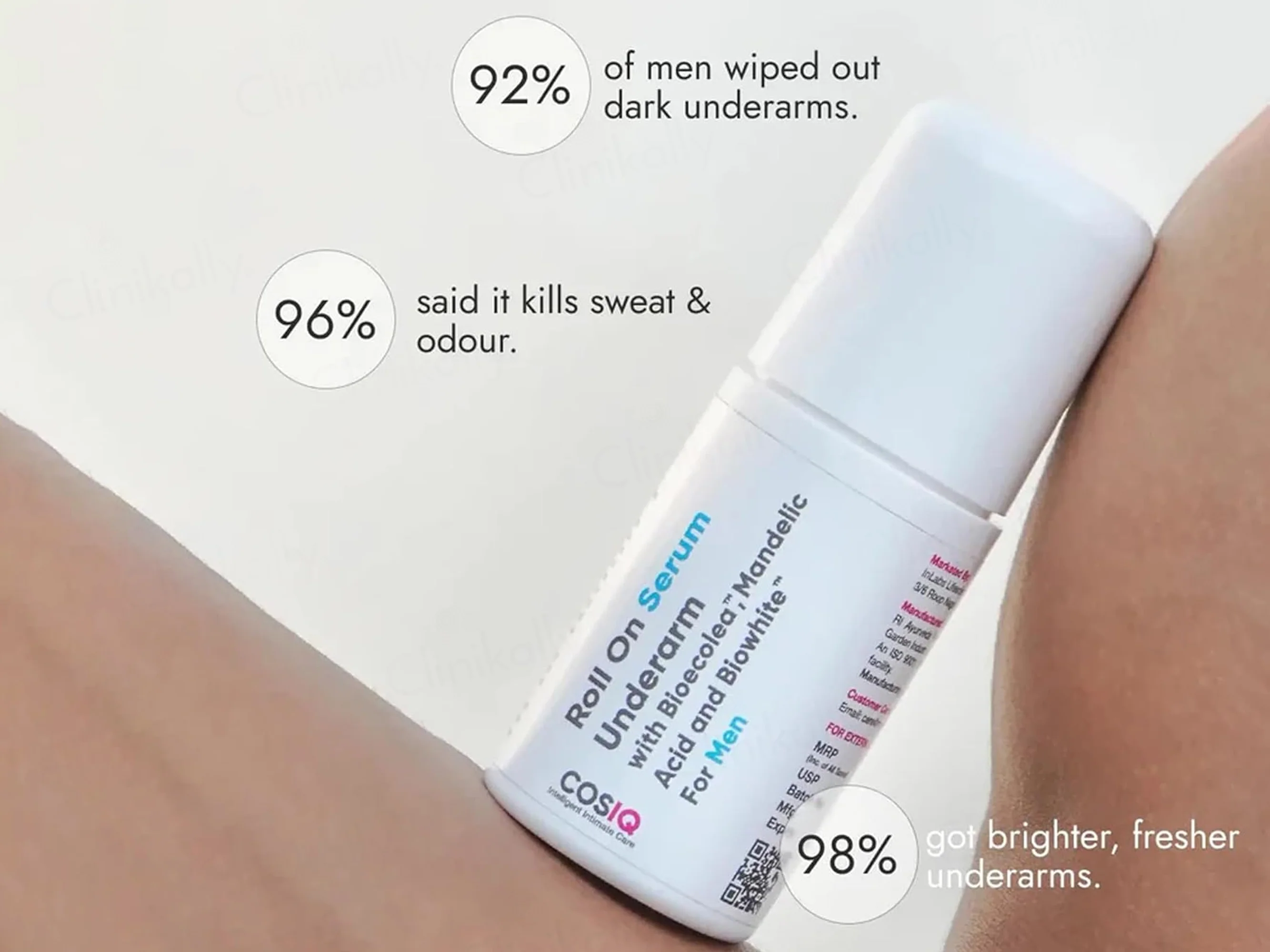 CosiQ Underarm Roll-On Serum For Men - Image 4