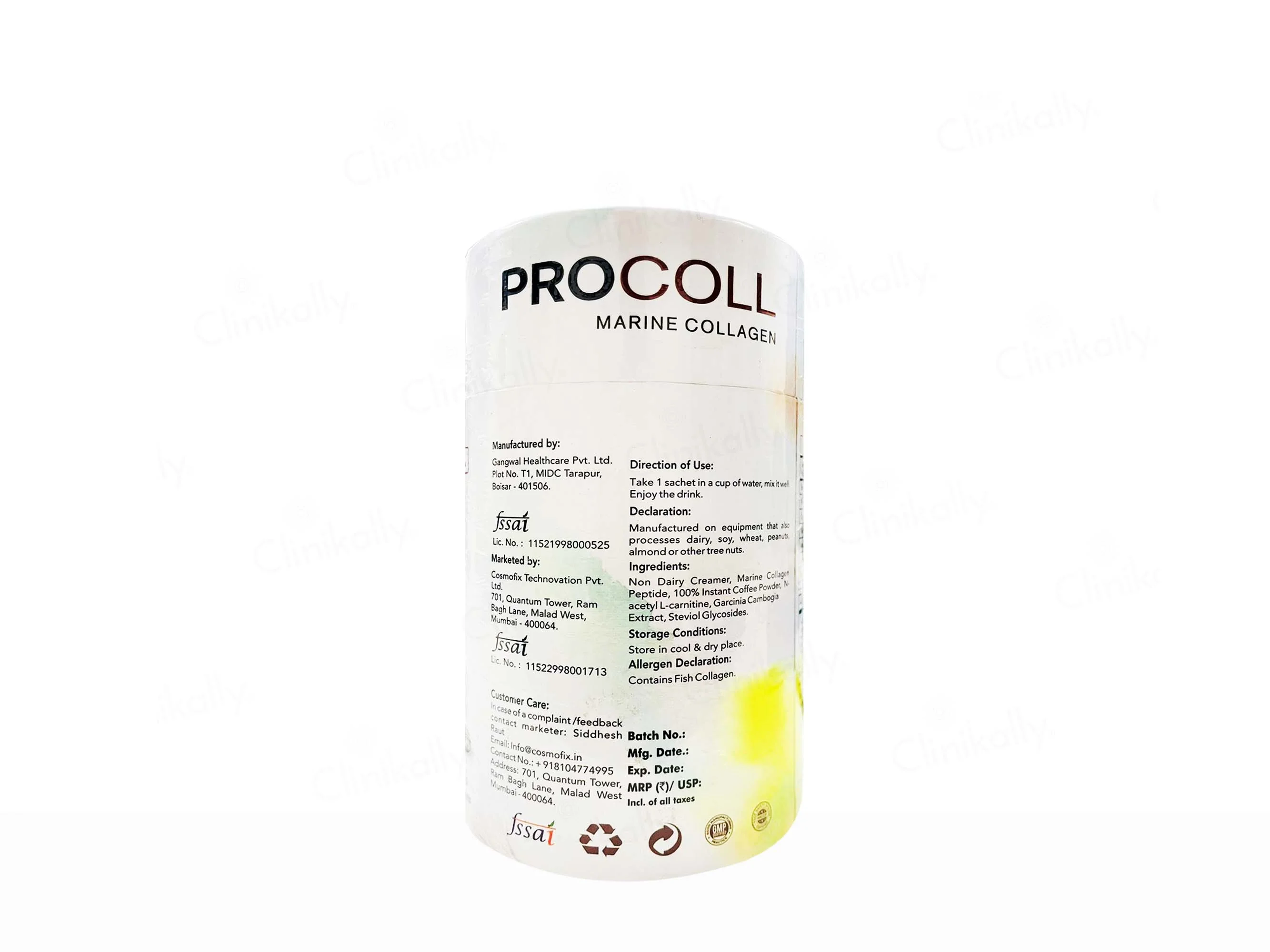 Cosmofix Procoll Slender Marine Collagen - Coffee Flavour - Image 7