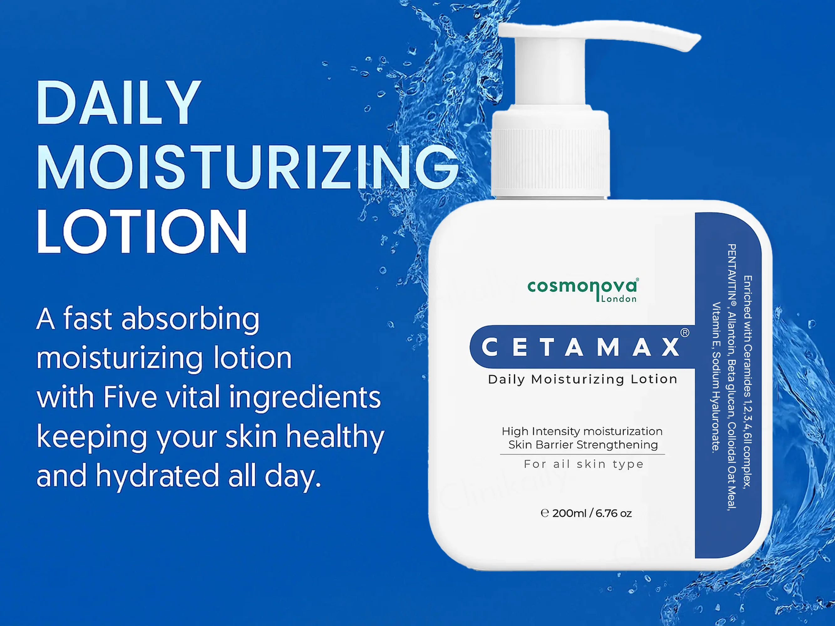 Cosmonova Cetamax Daily Moisturizing Lotion - Image 2
