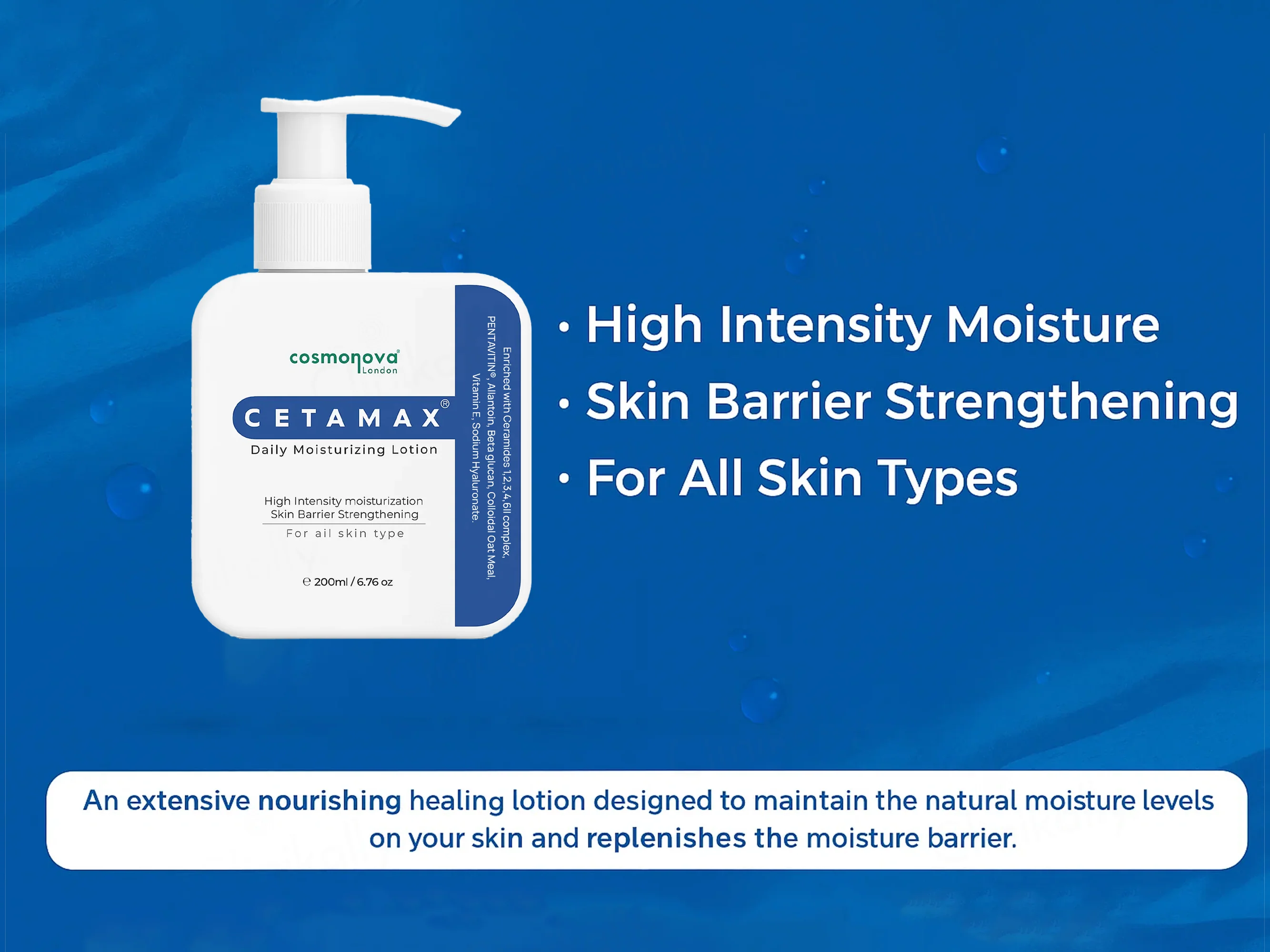 Cosmonova Cetamax Daily Moisturizing Lotion - Image 3