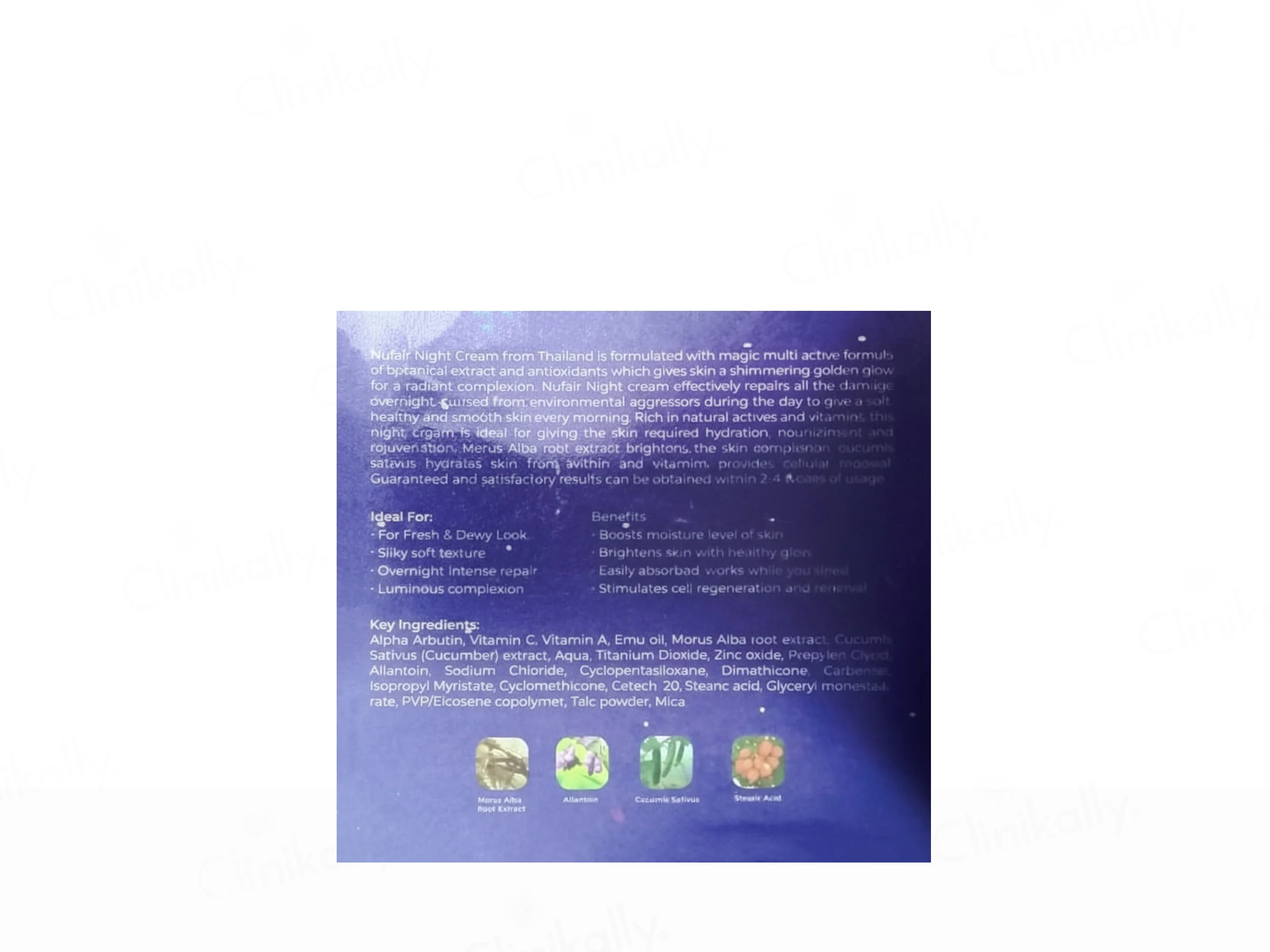 Cosmonova Nufair Night Cream - Image 2