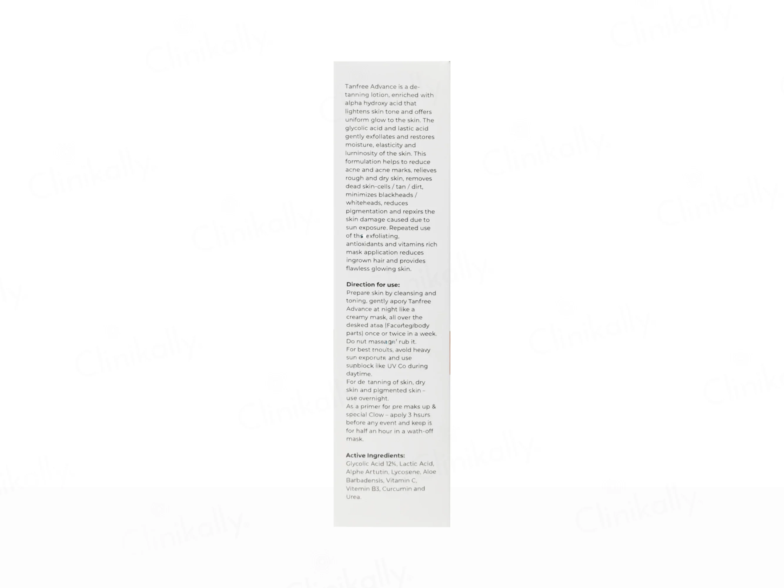 Cosmonova Tanfree Advance De-Tanning Lotion - Image 2