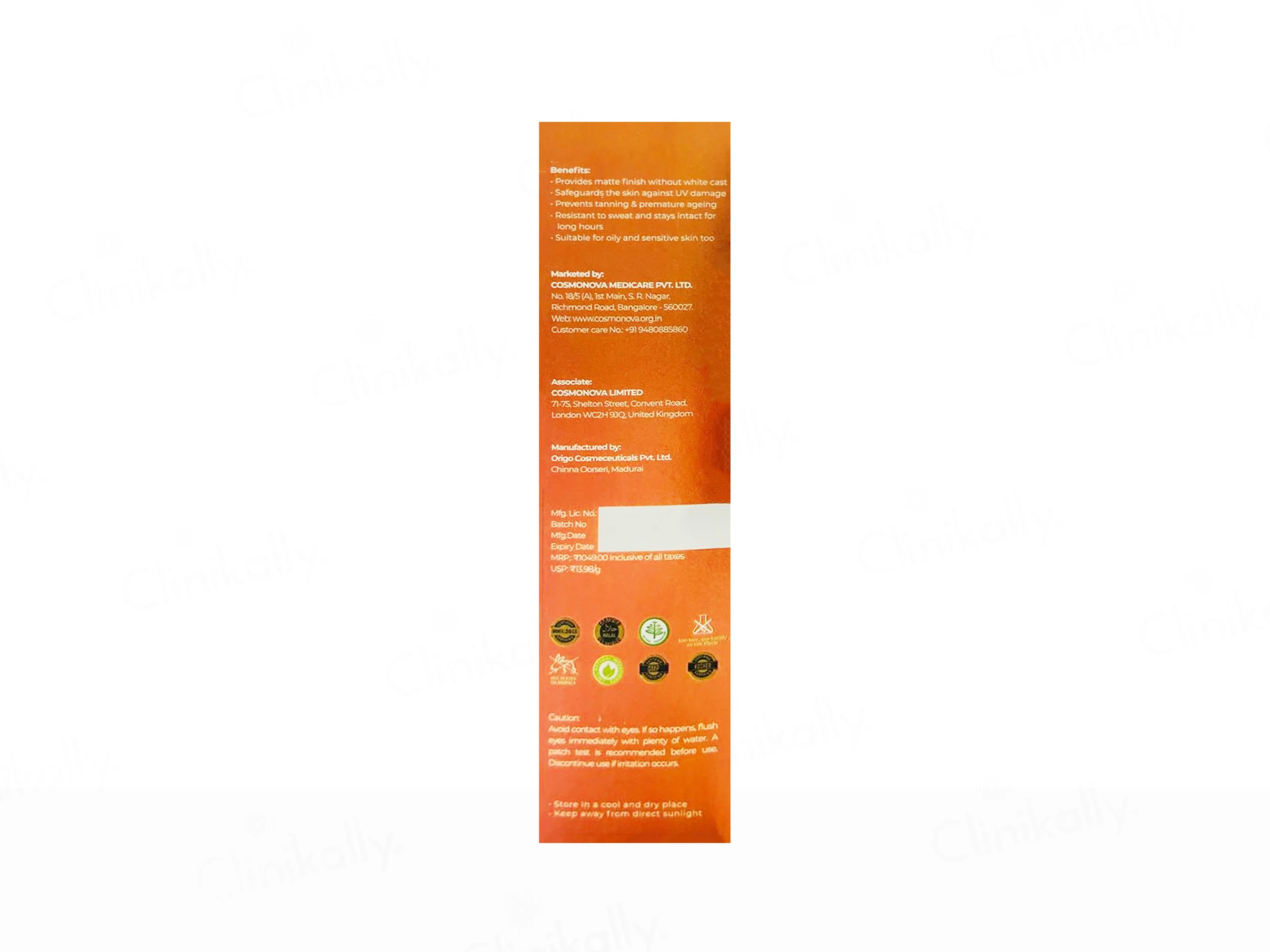 Cosmonova UV Go Silicone Sunscreen Gel SPF 50 PA+++ - Image 3