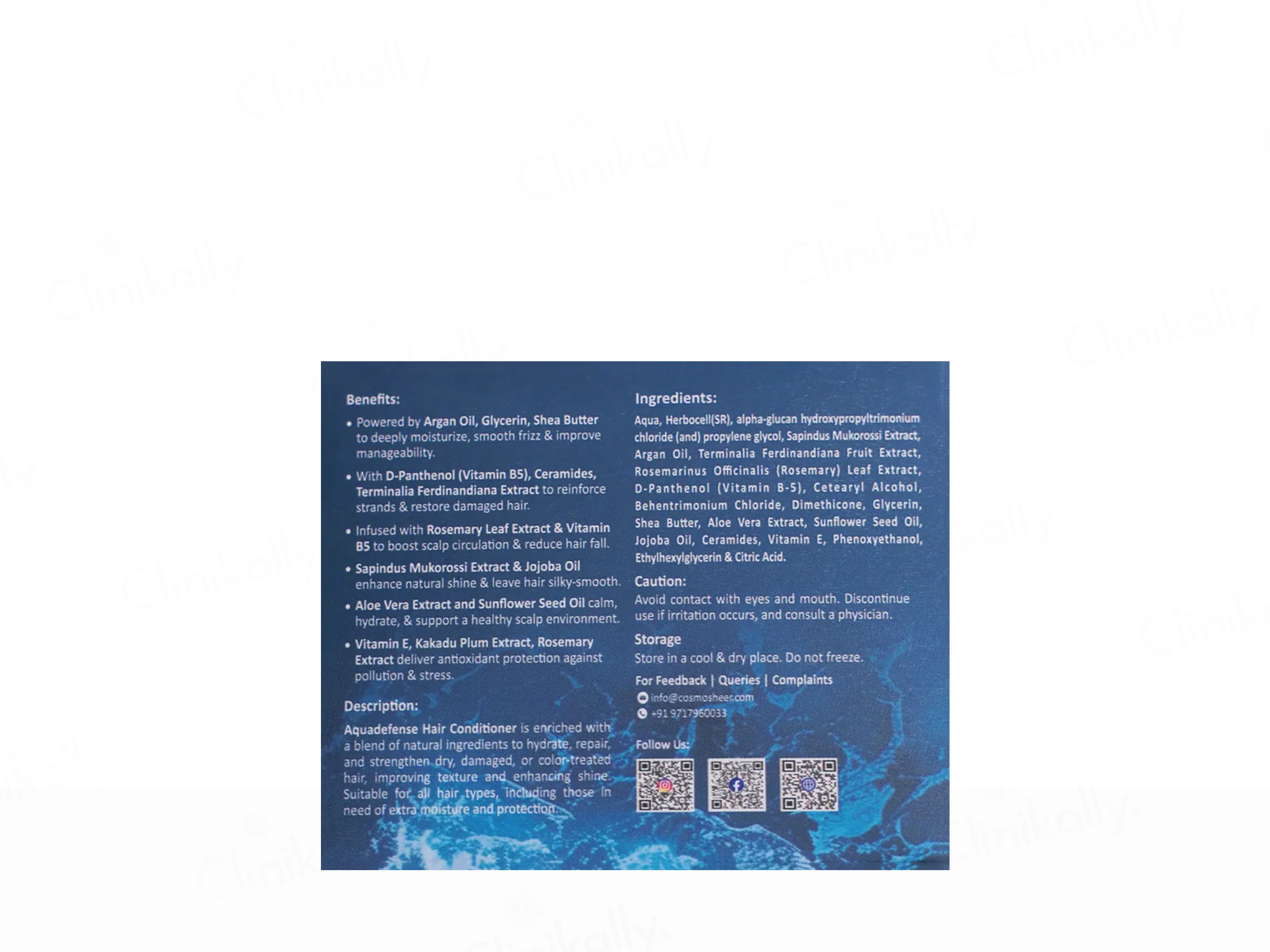 Cosmosheer Aquadefense Hair Conditioner - Image 3