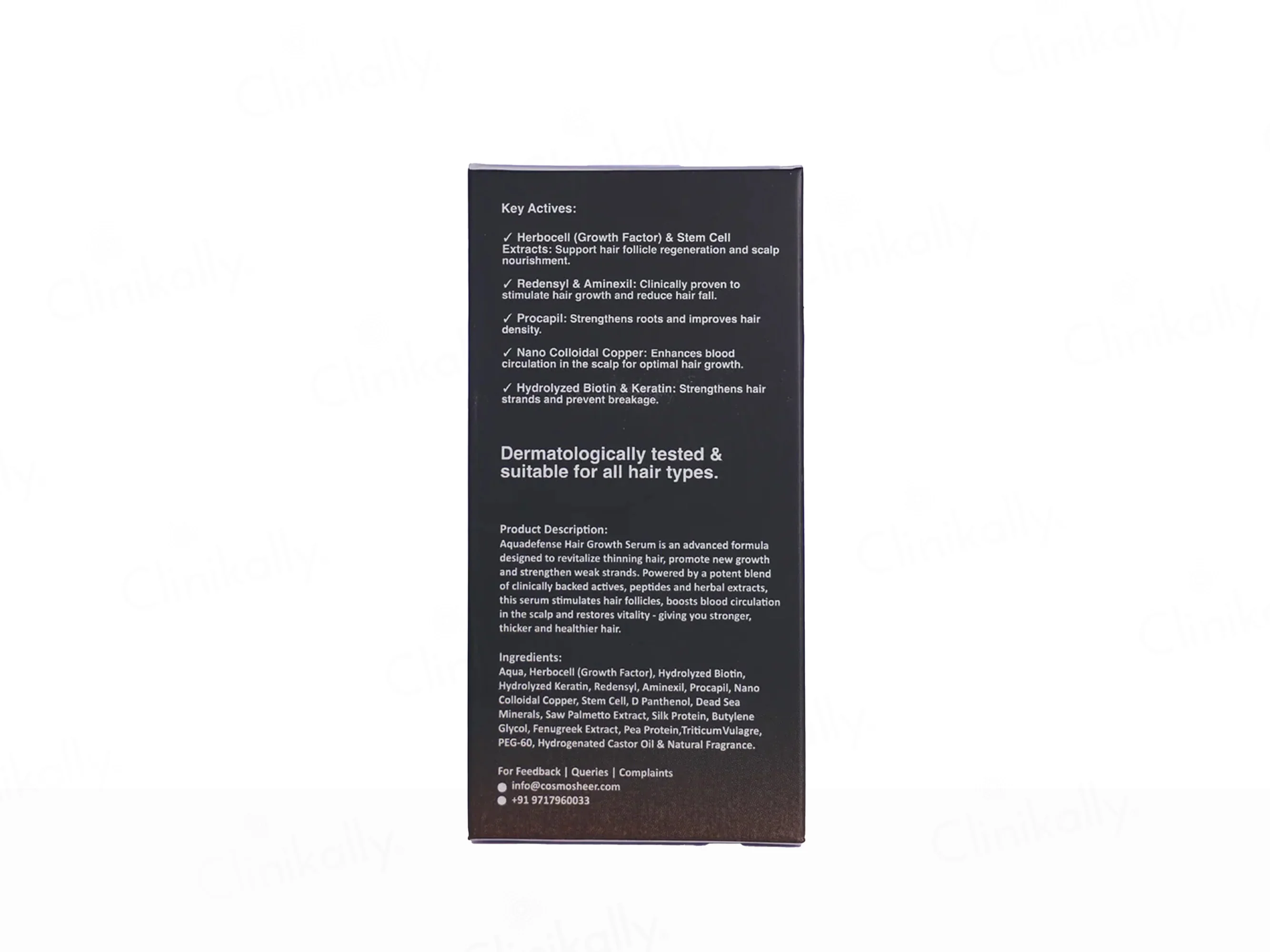 Cosmosheer Aquadefense Hair Growth Serum - Image 2