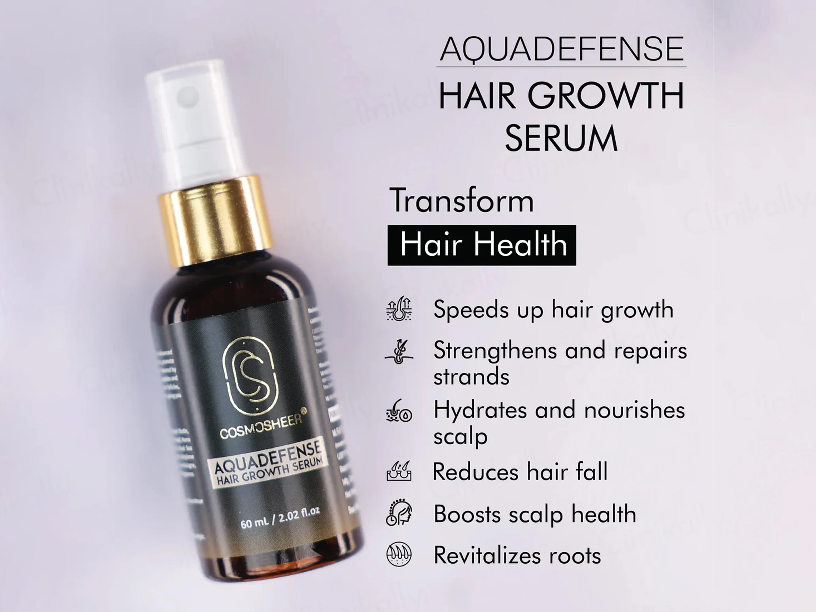 Cosmosheer Aquadefense Hair Growth Serum - Image 5