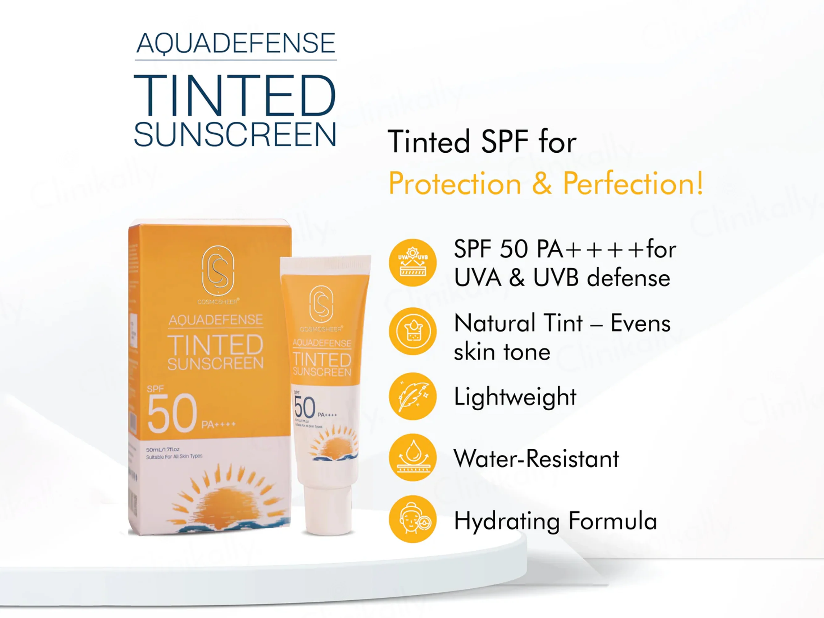Cosmosheer Aquadefense Tinted Sunscreen - Image 6