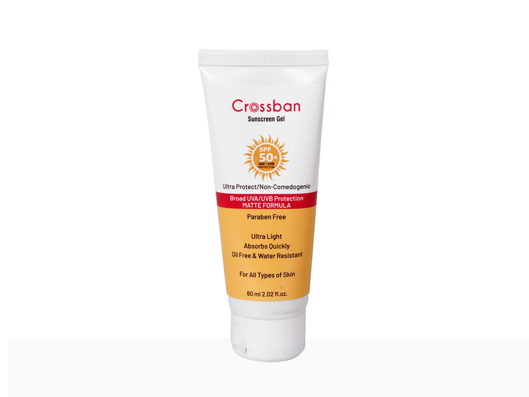 Crossban Ultra Matte Dry Touch Sunscreen Gel SPF 50+ PA++++ - Image 2