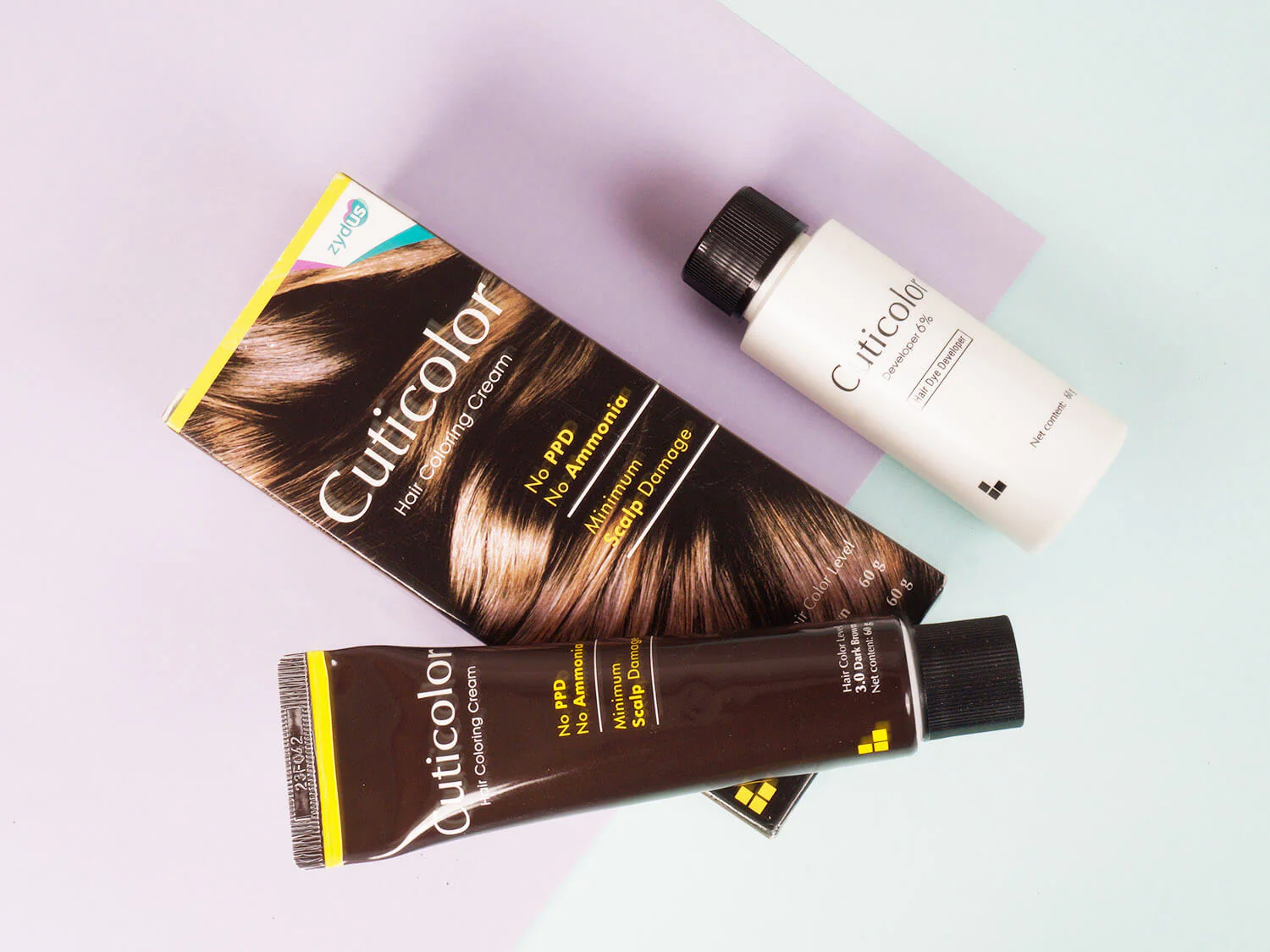 Cuticolor Hair Coloring Cream Dark Brown 3.0 - Image 5