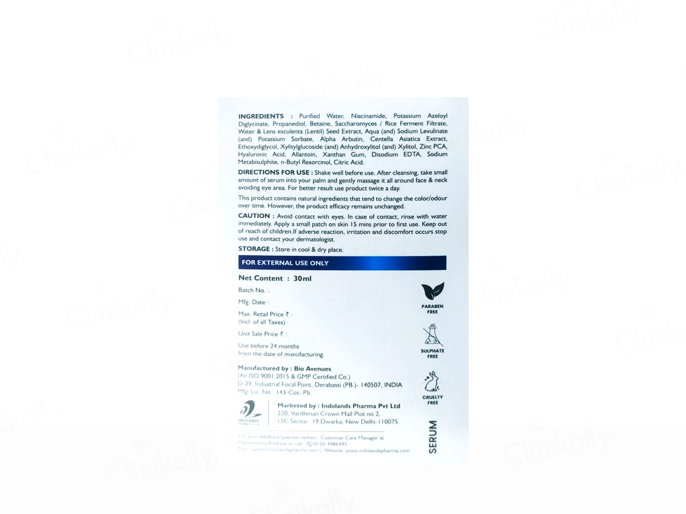 Cutiedge 10% Niacinamide Face Serum - Image 2