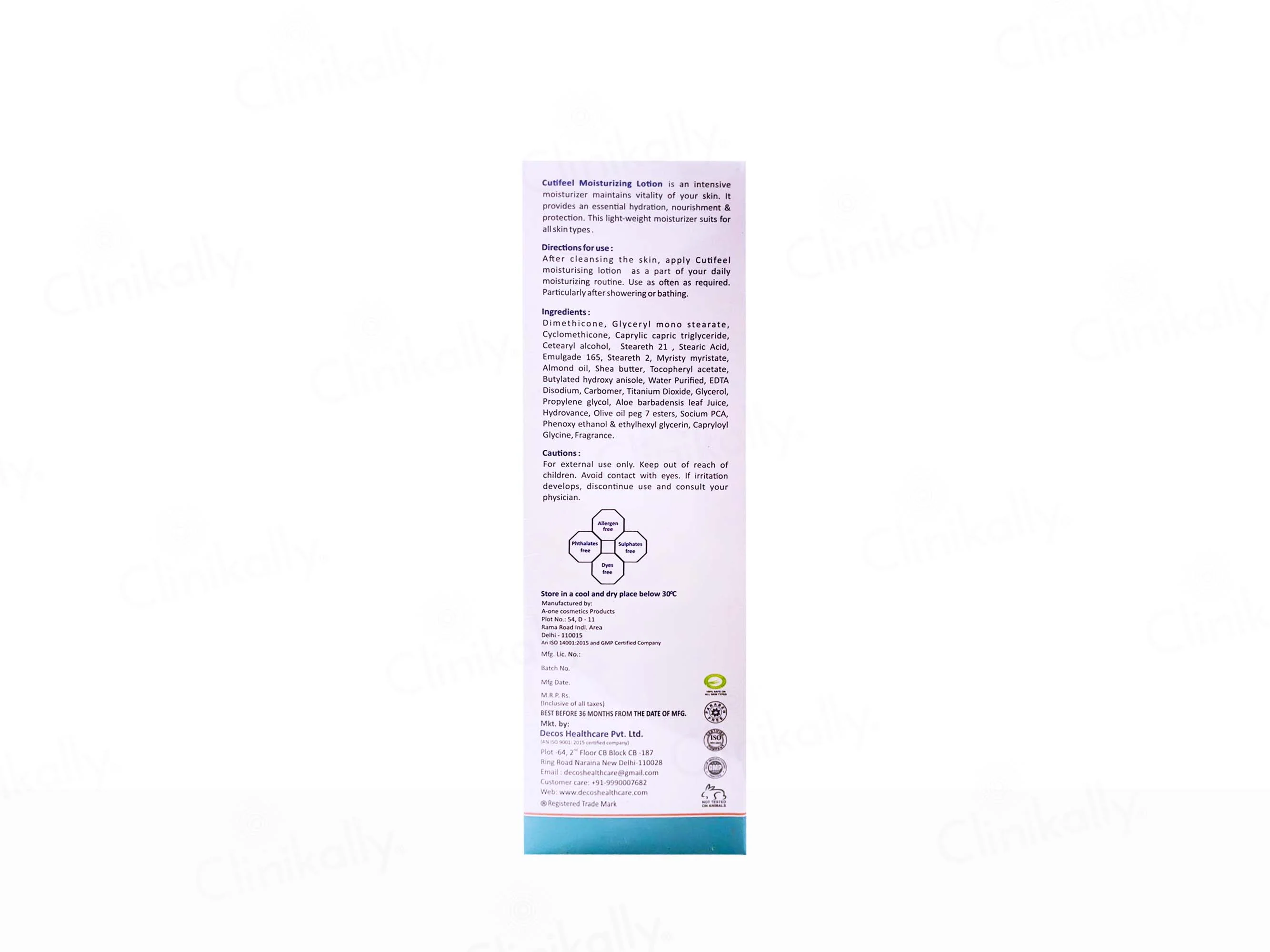 Cutifeel Moisturizing Lotion - Image 4