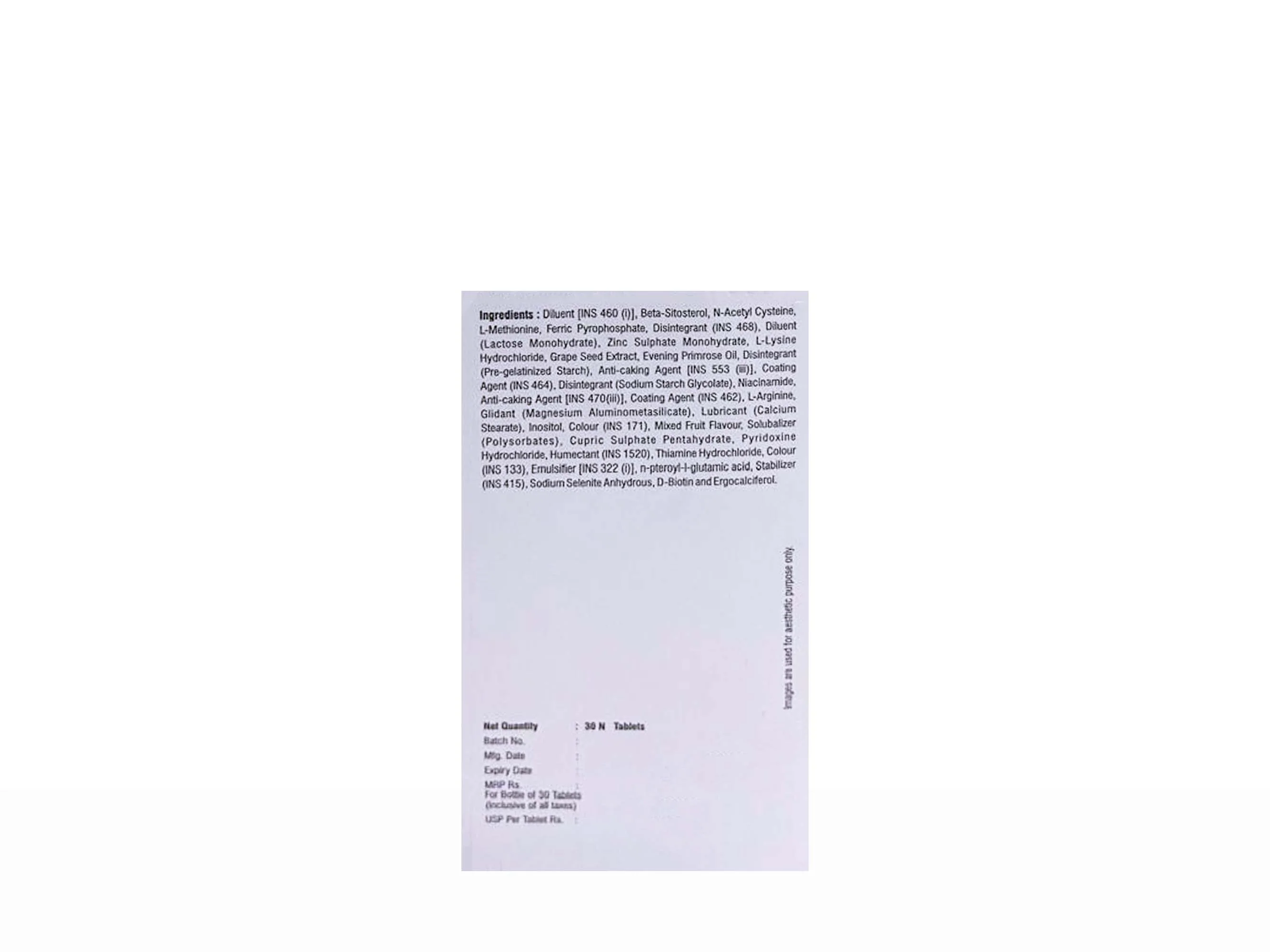 Cutihance Men Nutraceutical Tablet - Image 3