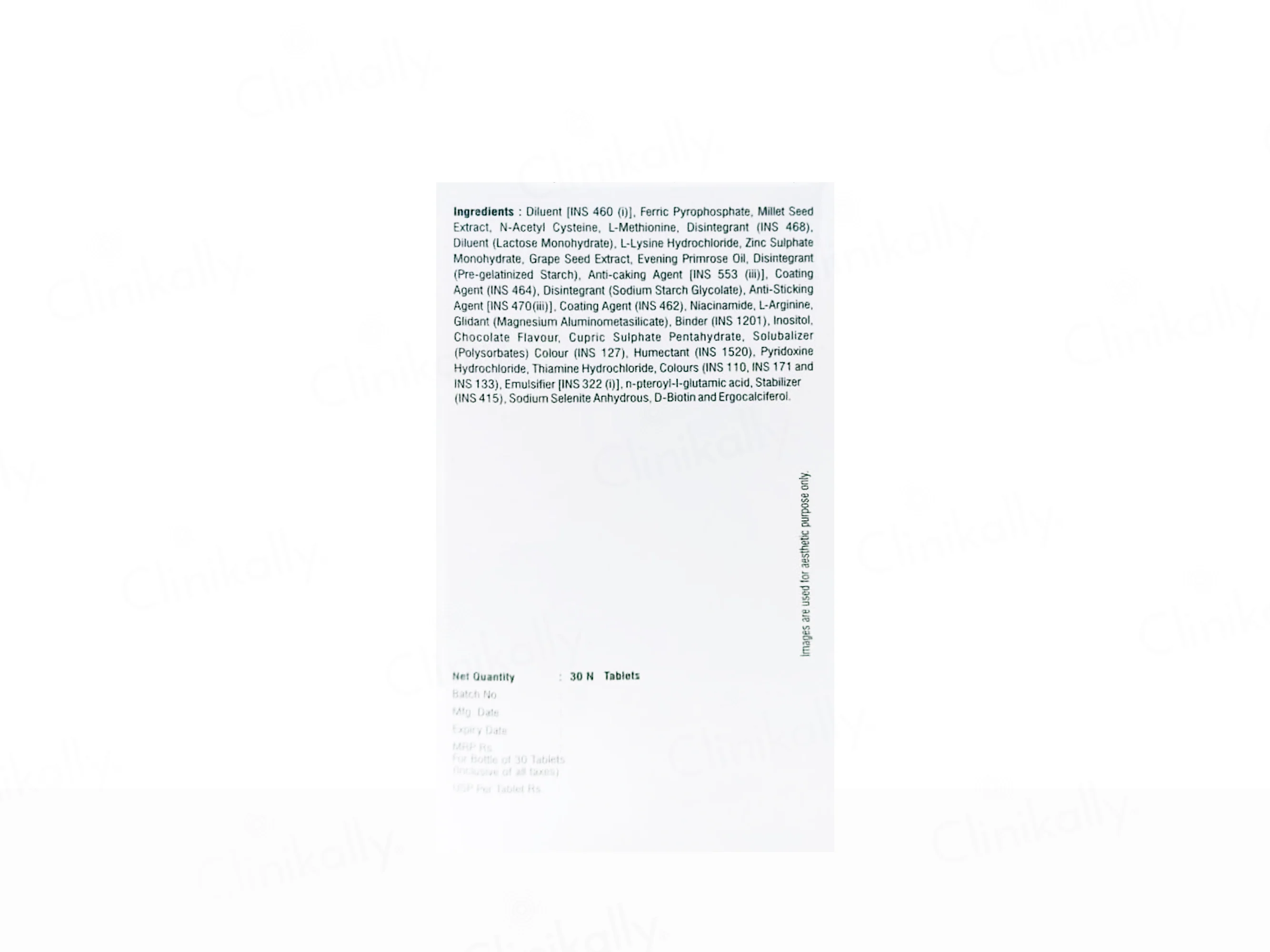 Cutihance Women Nutraceutical Tablet - Image 2