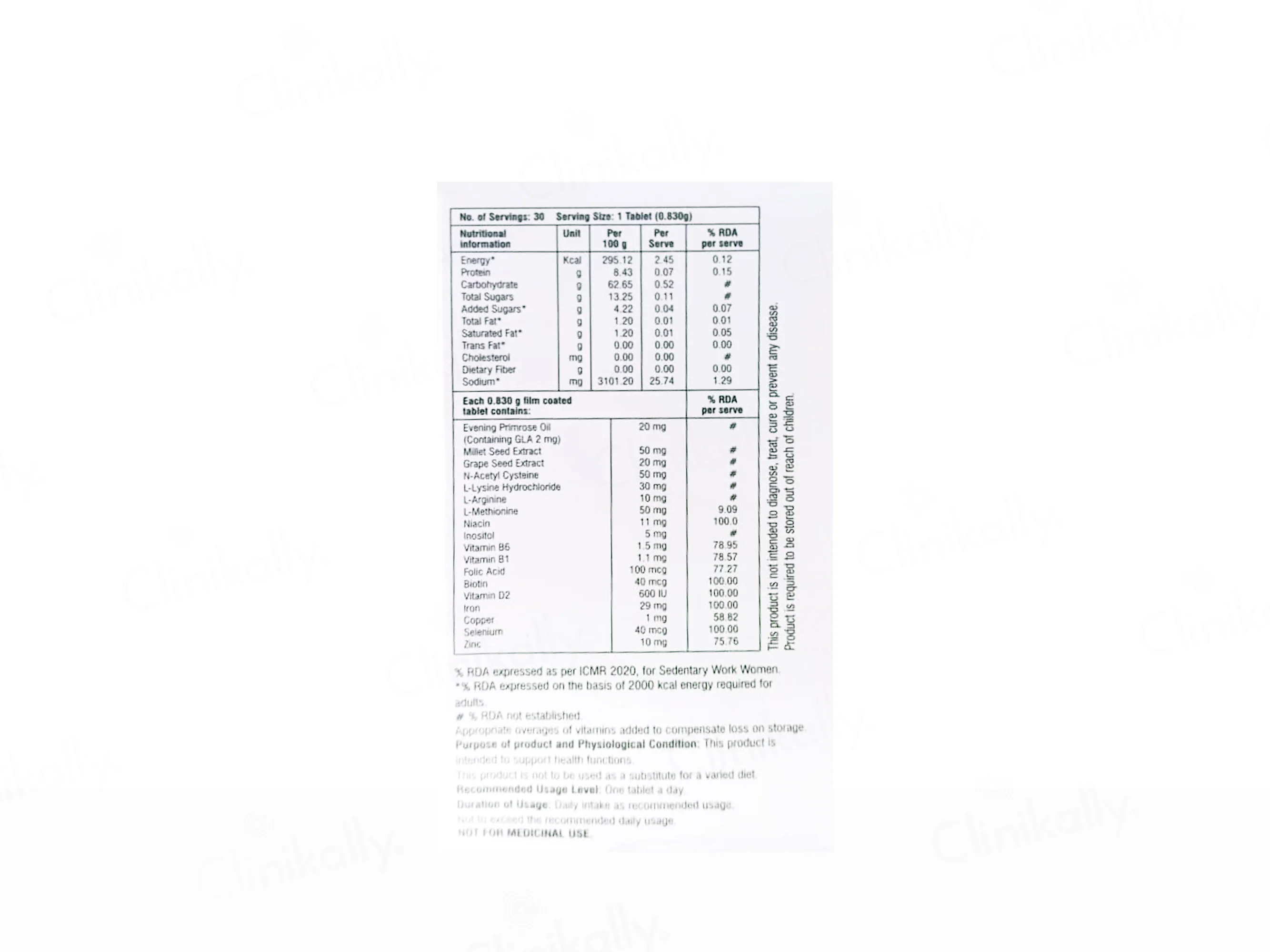 Cutihance Women Nutraceutical Tablet - Image 3