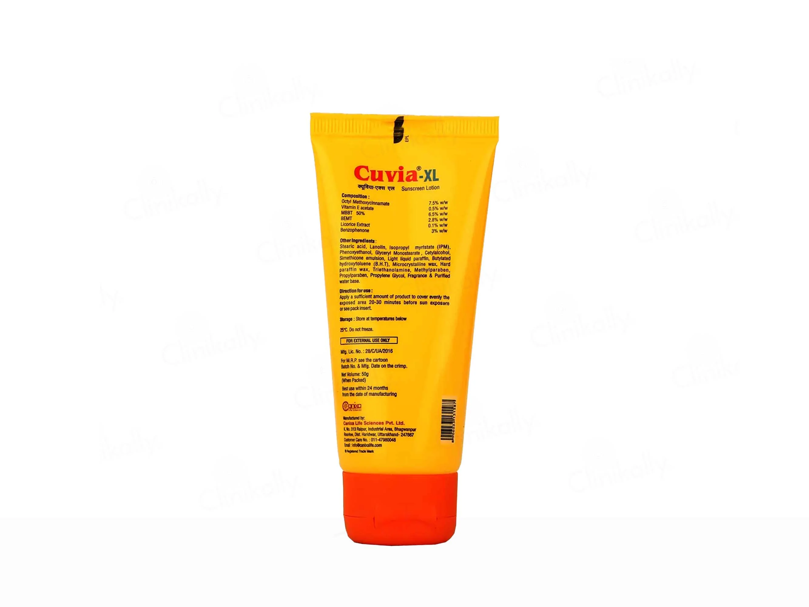 Cuvia-XL Sunscreen Lotion SPF 50 PA+++ - Image 3