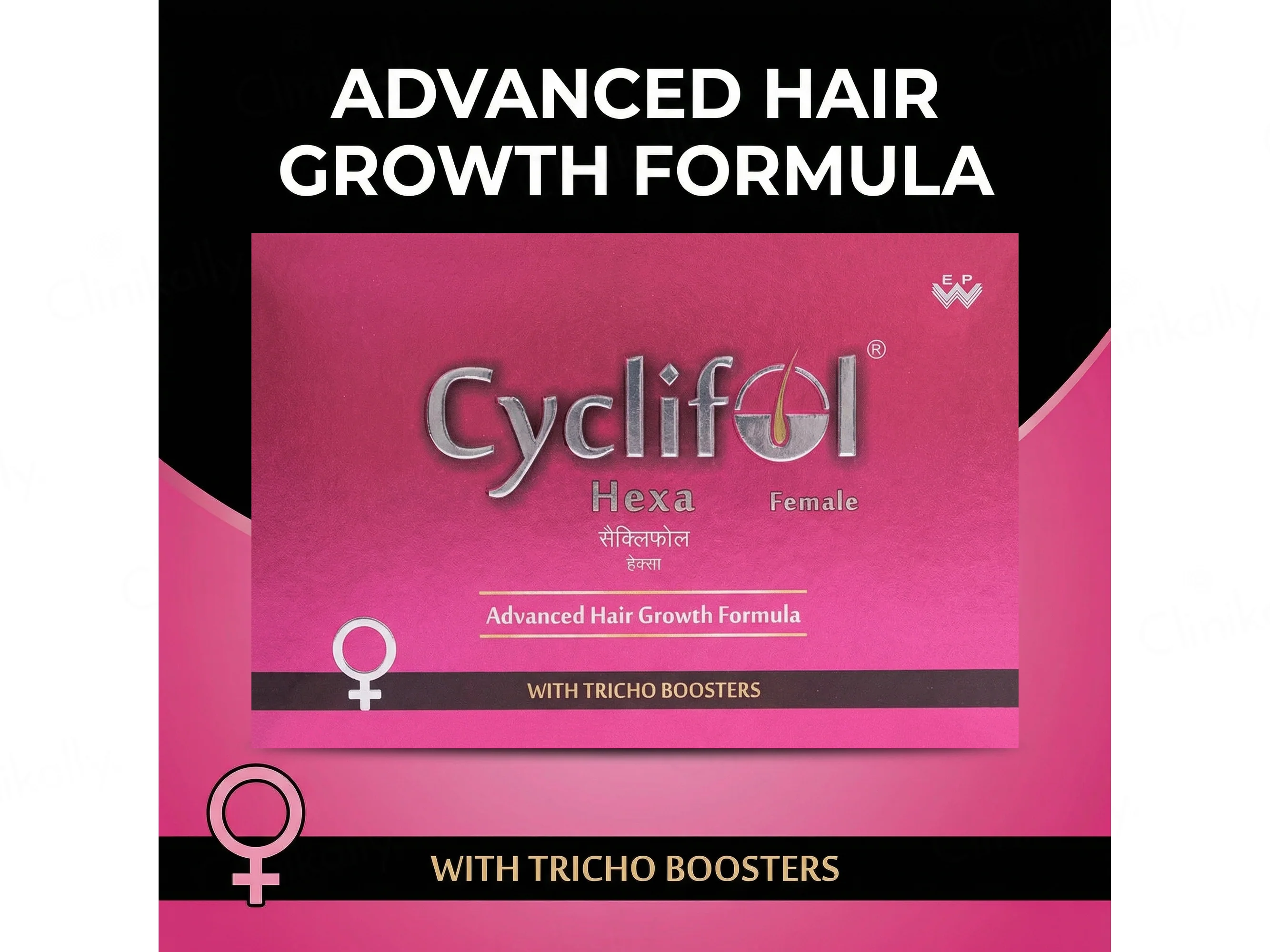 Cyclifol Hexa Female Advanced Cyclical Therapy Hair Growth Formula Kit - Image 3