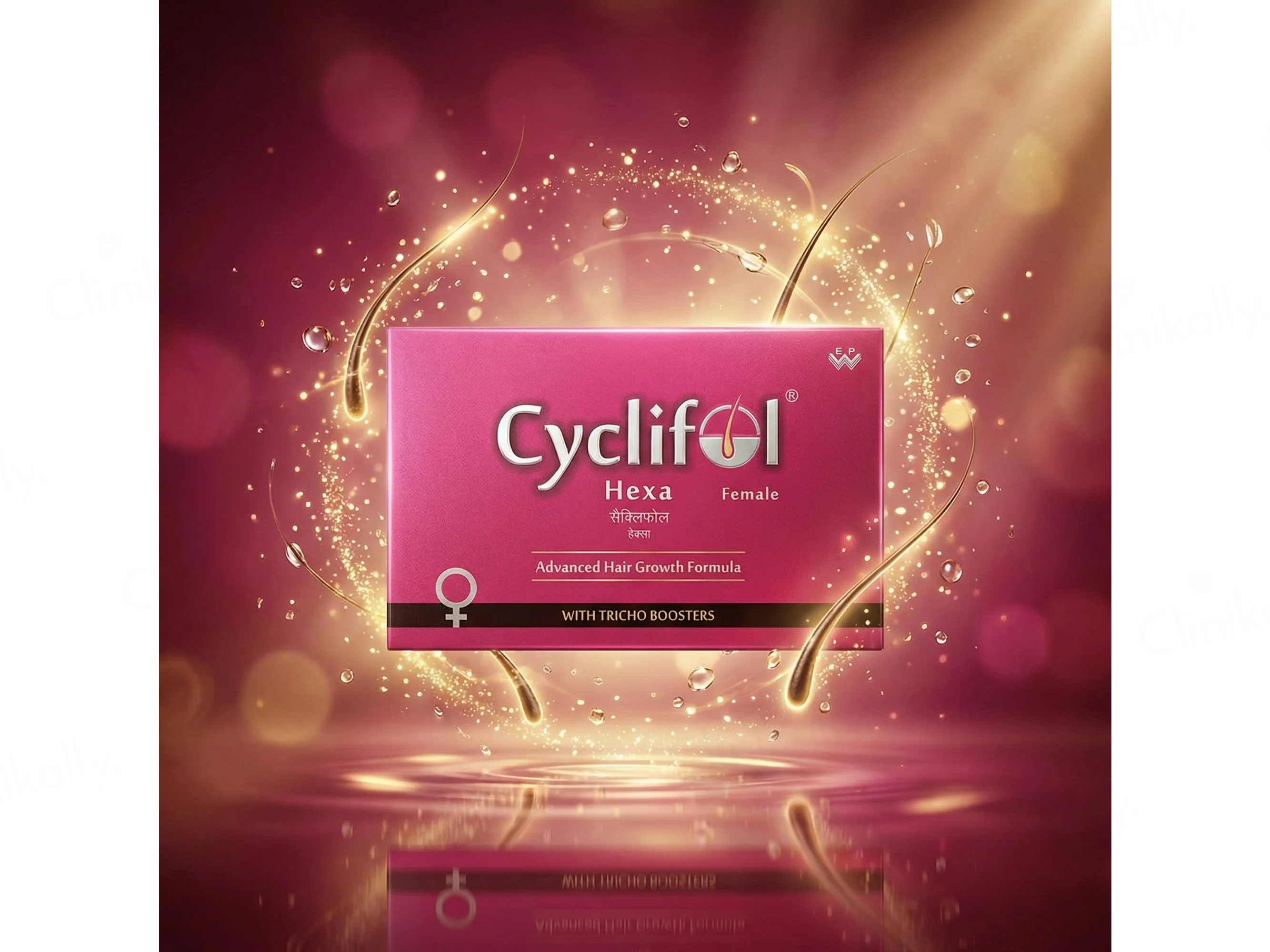 Cyclifol Hexa Female Advanced Cyclical Therapy Hair Growth Formula Kit - Image 4