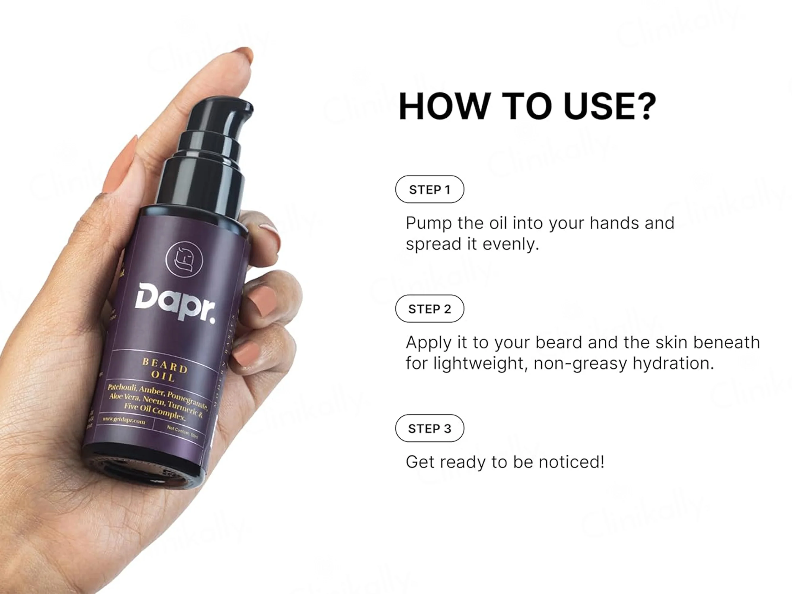 Dapr. Beard Growth Oil - Image 5