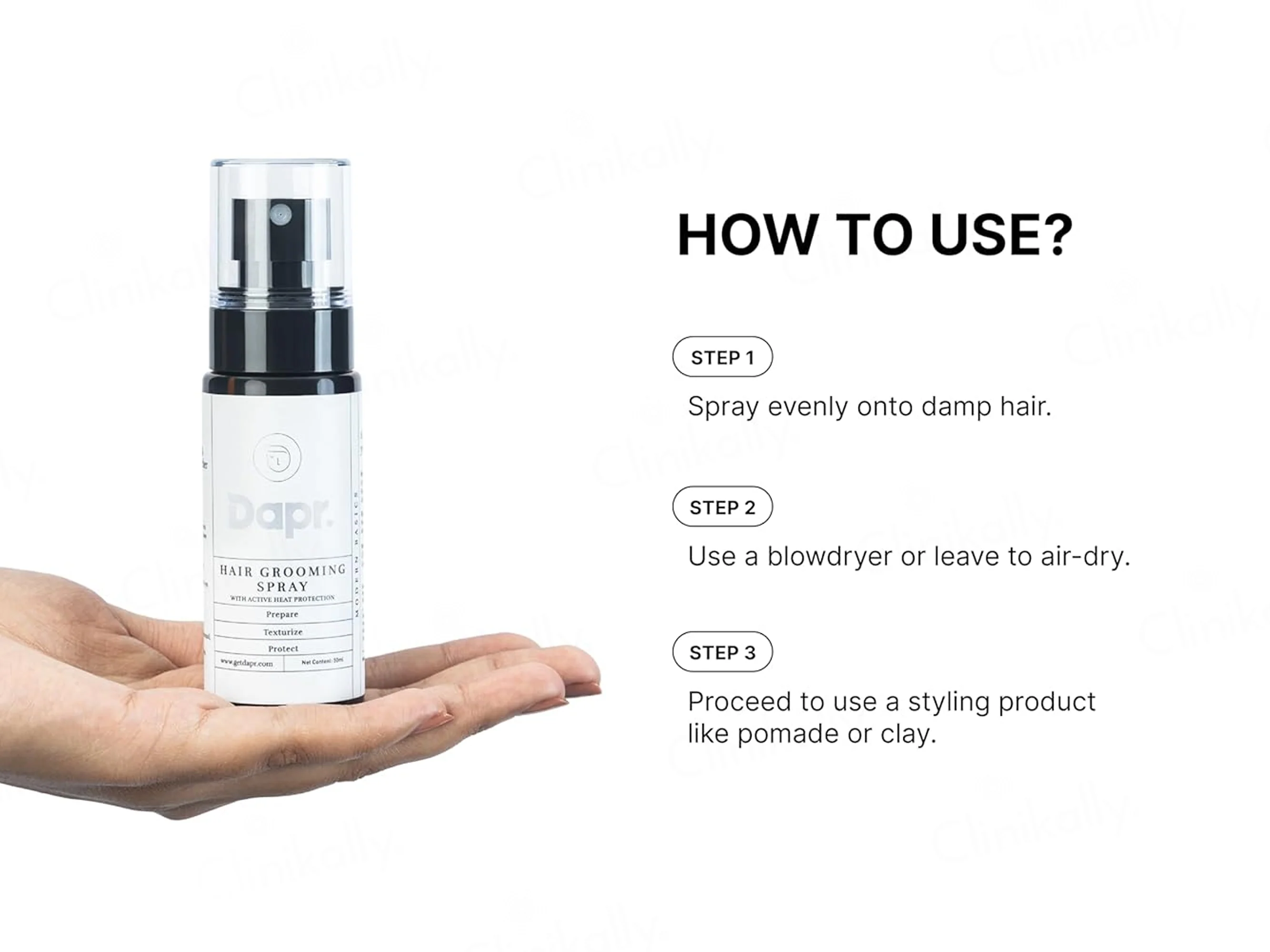 Dapr. Hair Grooming Texture Spray - Image 5