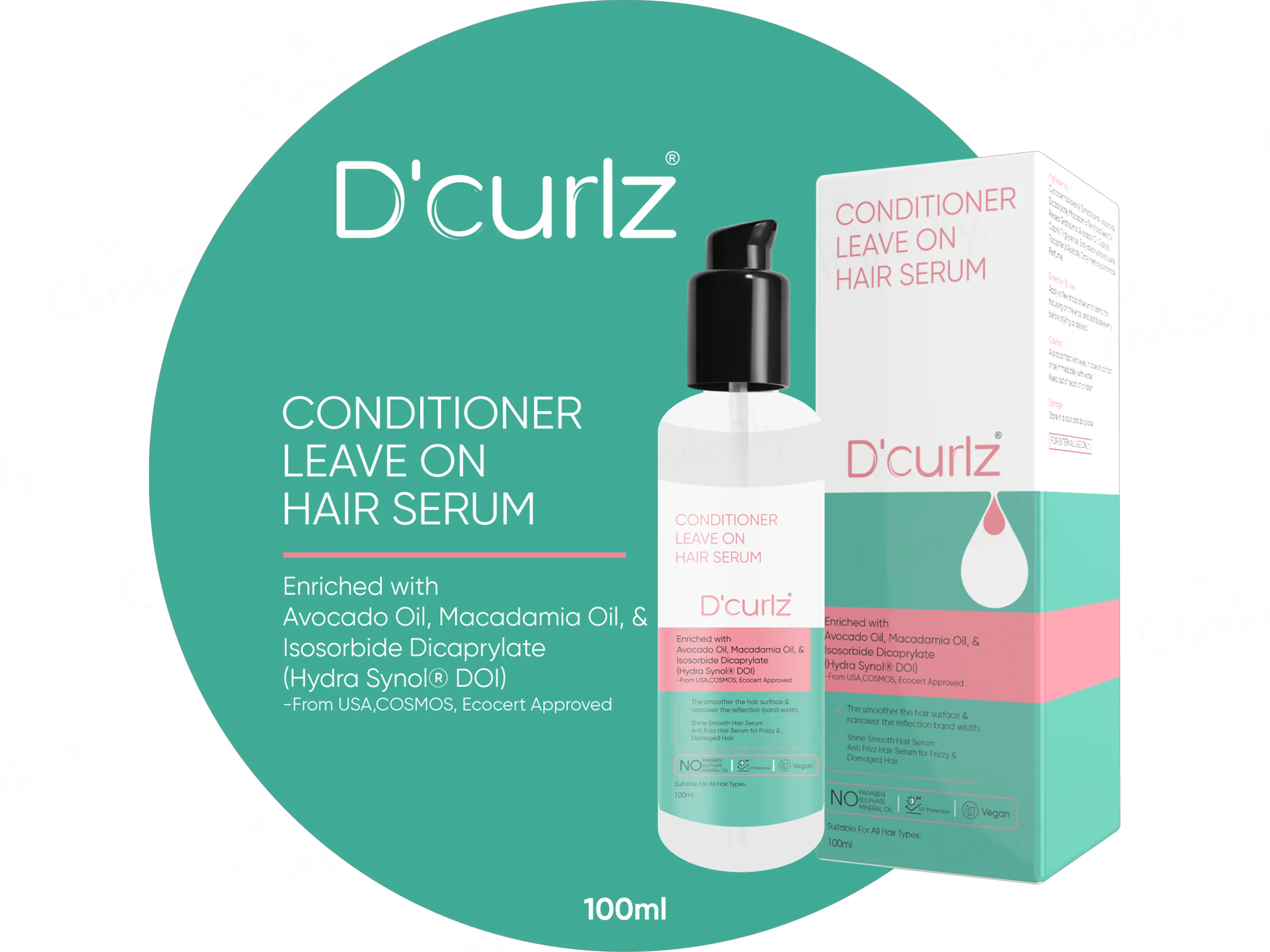 D'Curlz Conditioner Leave On Hair Serum - Image 4