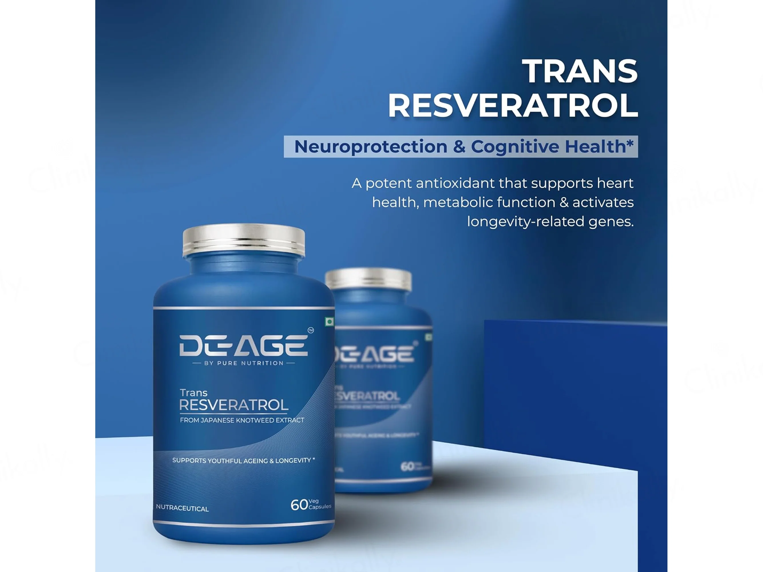 DeAge B-NMN 1000mg Health Supplement Veg Capsule - Image 4
