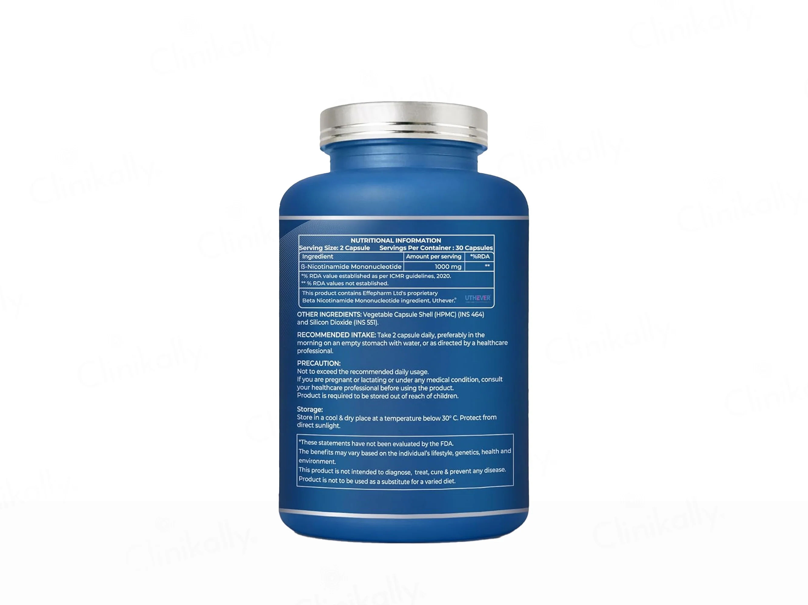 DeAge B-NMN 1000mg Health Supplement Veg Capsule - Image 7