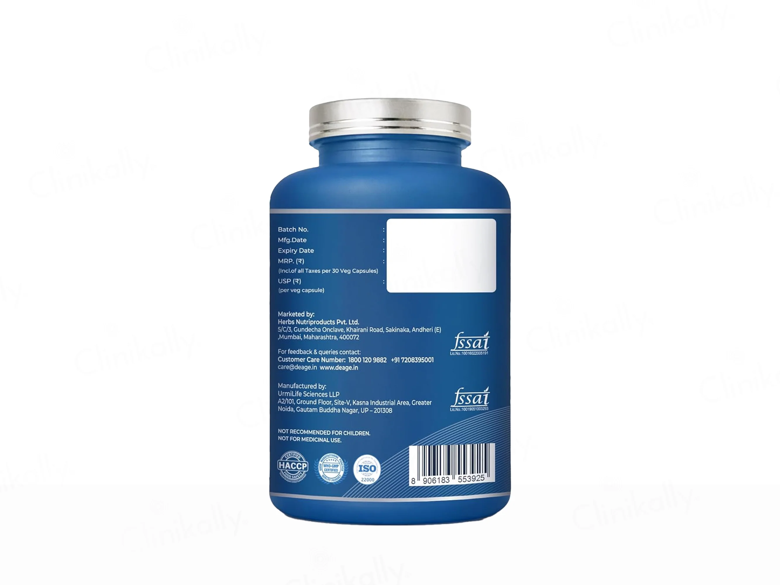 DeAge B-NMN 500mg Health Supplement Veg Capsule - Image 7
