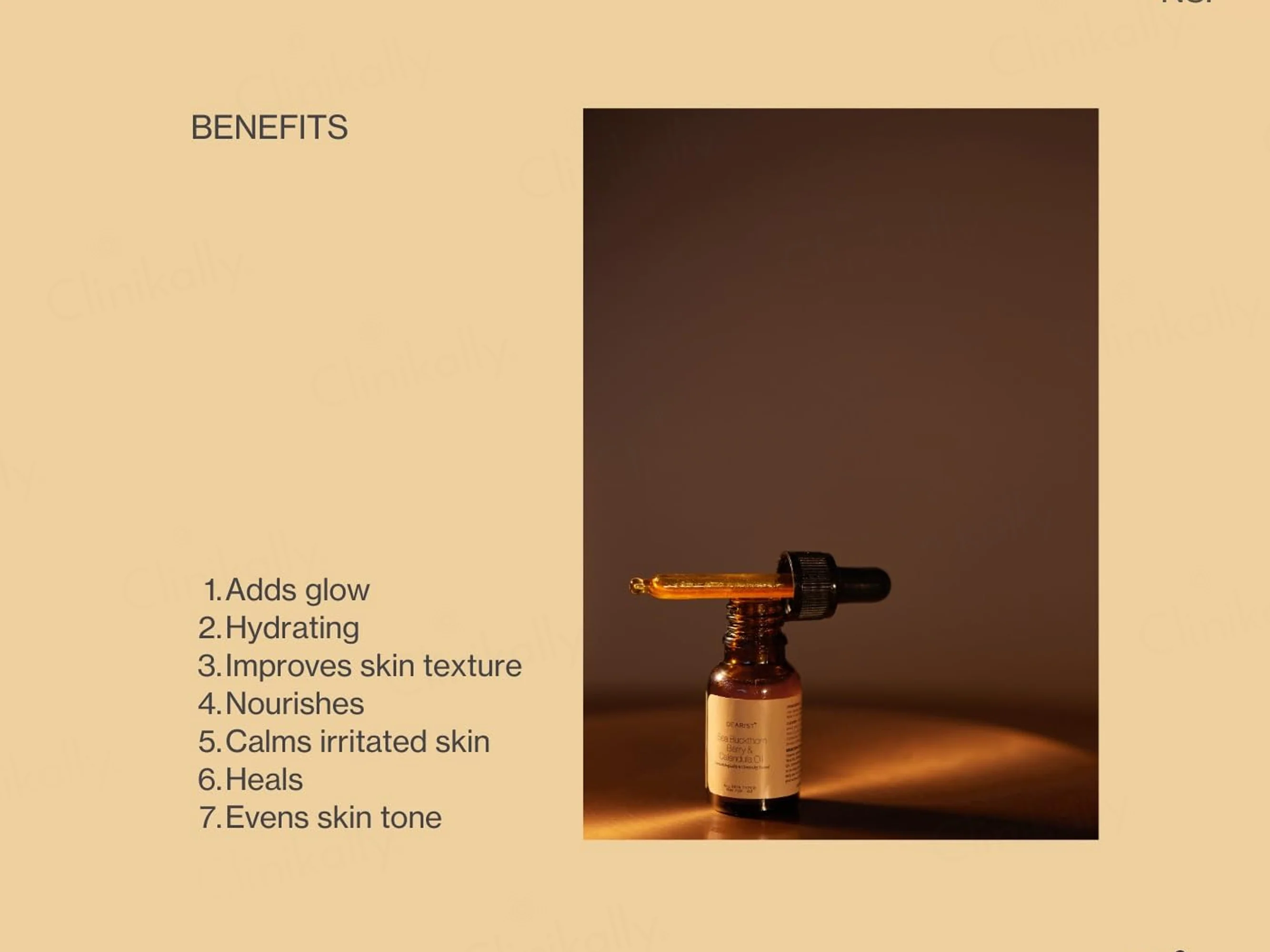 Dearist Sea Buckthorn Berry & Calendula Oil - Image 3