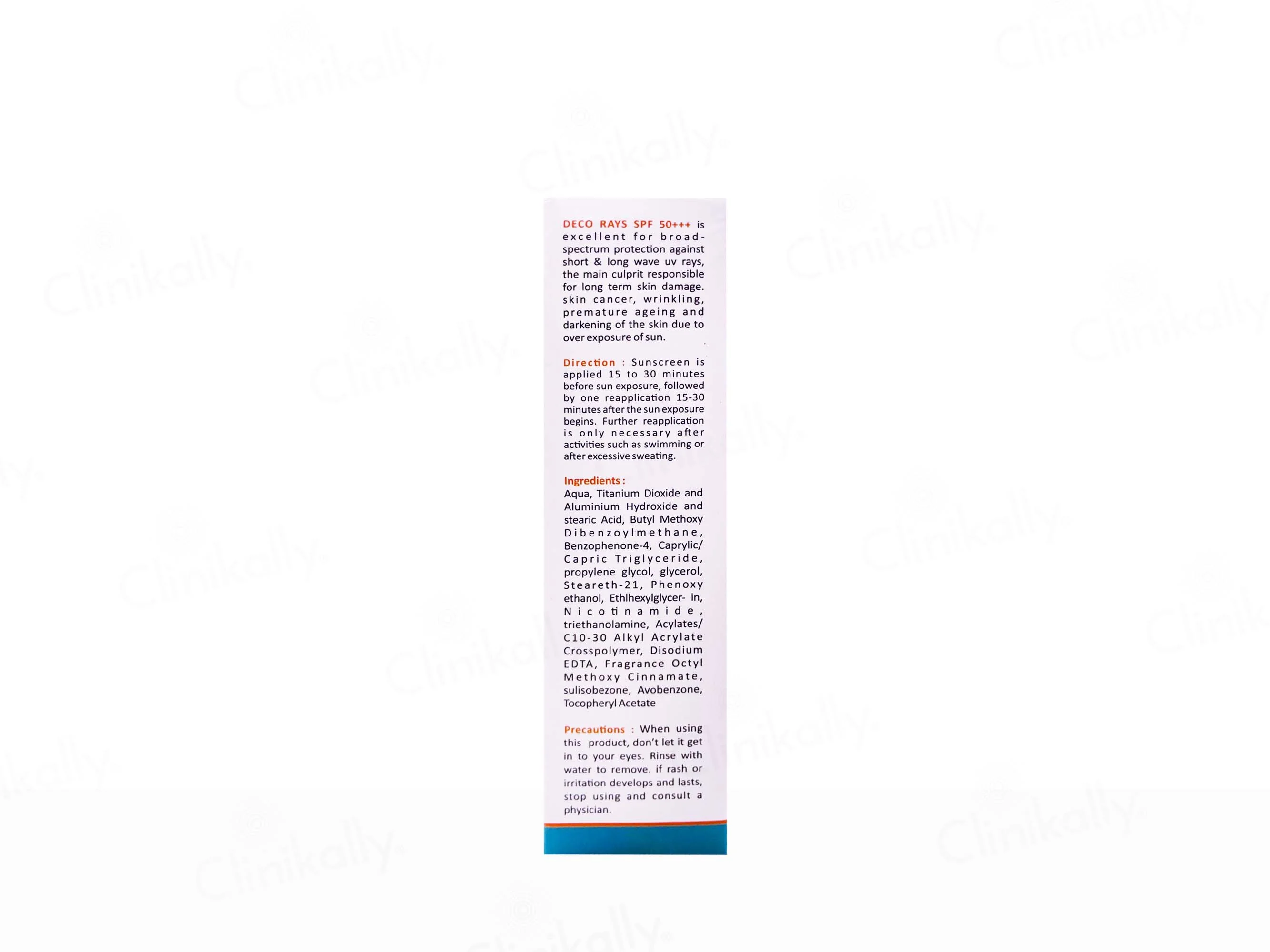 Deco Rays Sunscreen Cream SPF 50 PA+++ - Image 2