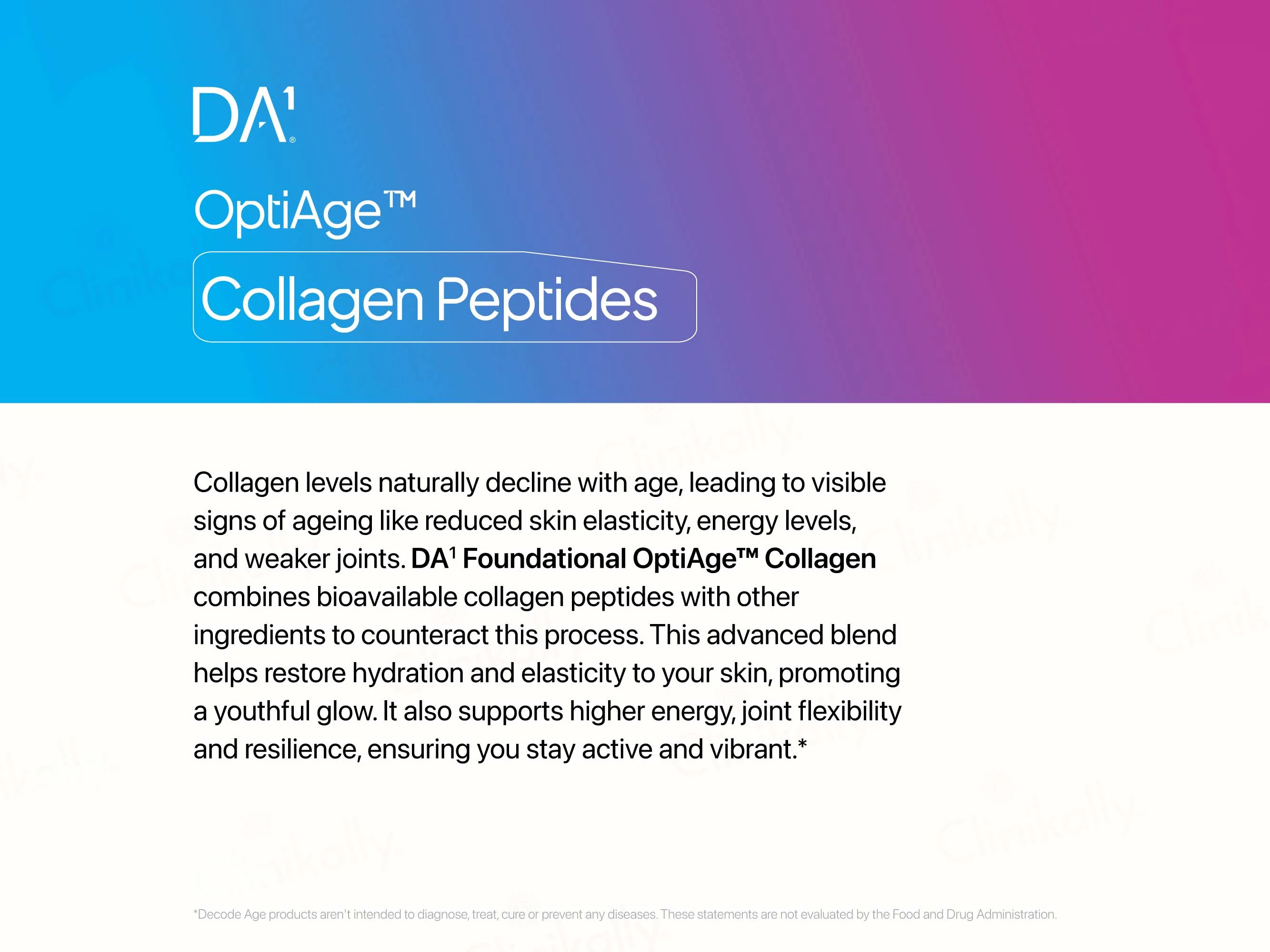 Decode Age OptiAge Premium Hydrolysed Collagen Peptides Powder - Image 8