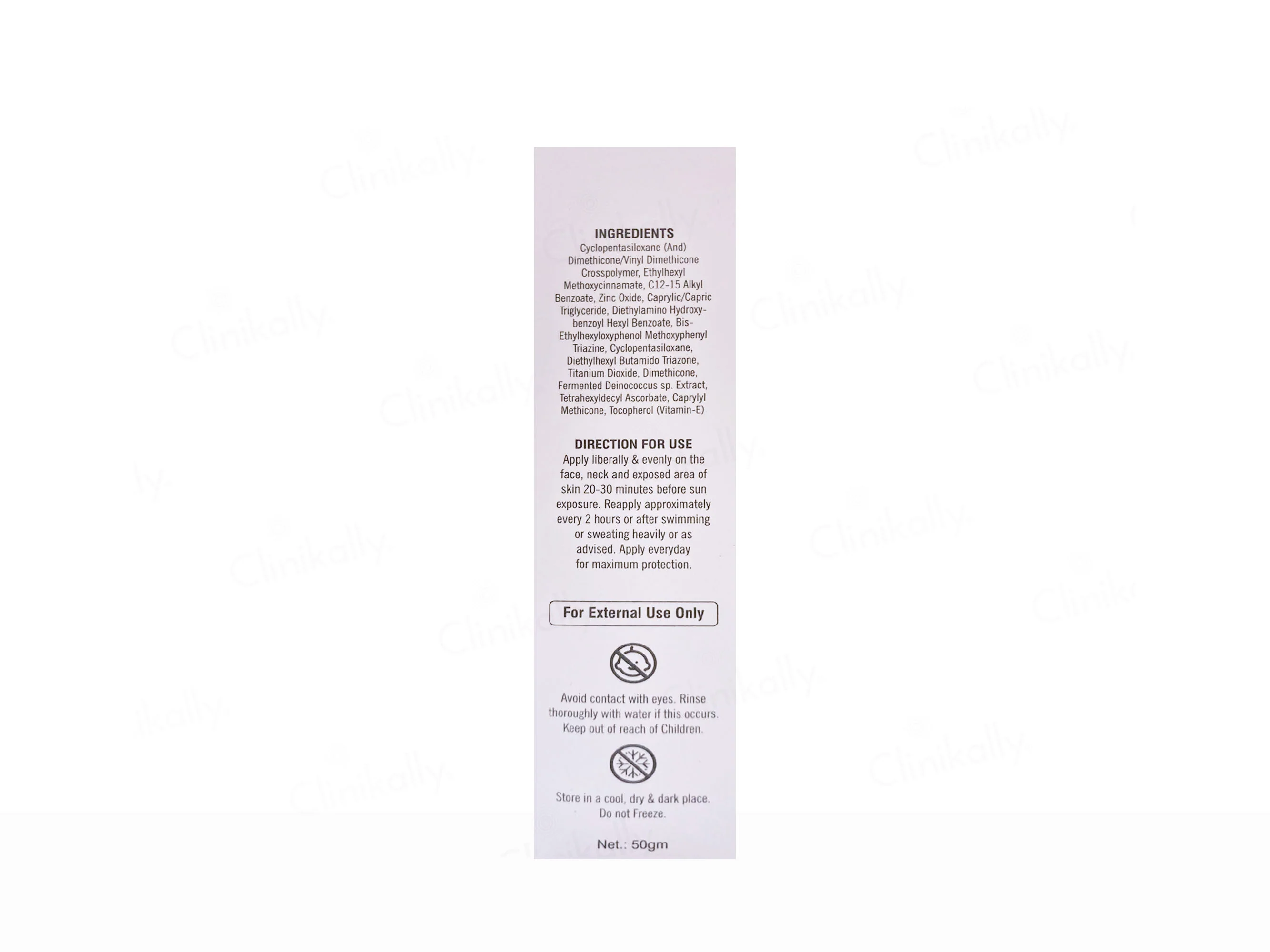 Deino Bloc UV Silicone Sunscreen Gel SPF 50 PA+++ - Image 2