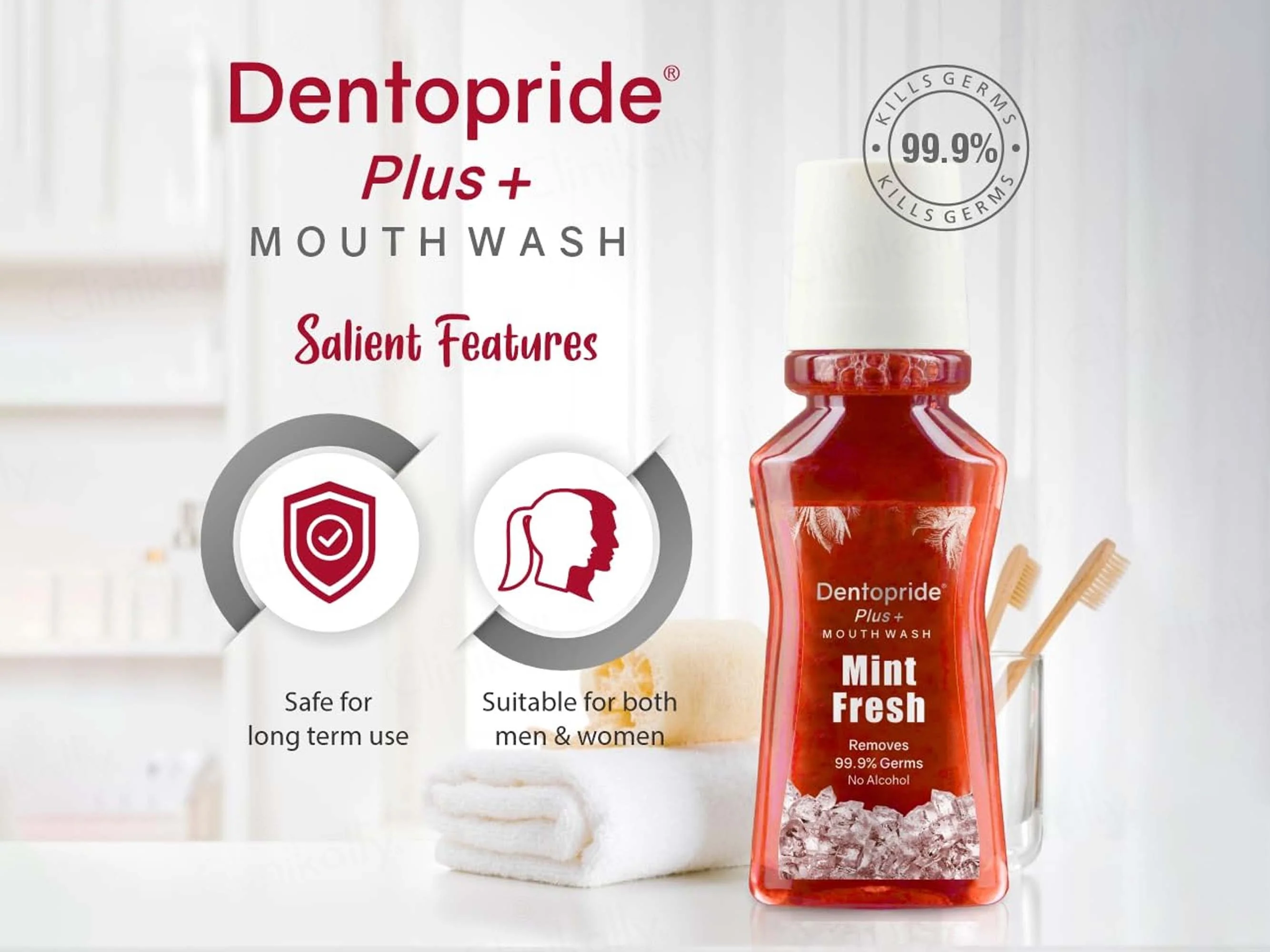 Dentopride Plus+ Mouthwash - Mint Fresh - Image 7