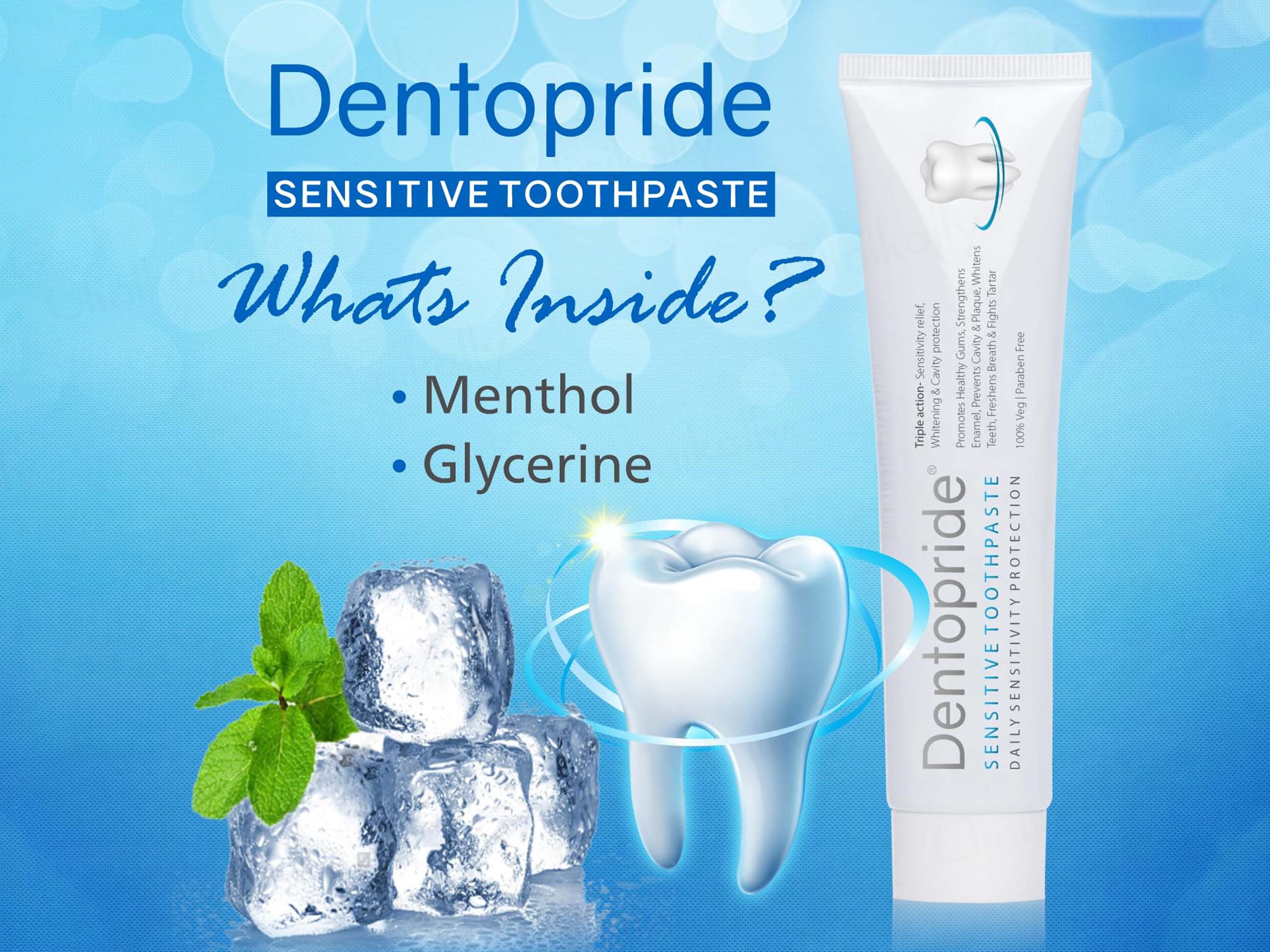 Dentopride Triple Action Sensitive Toothpaste - Image 4