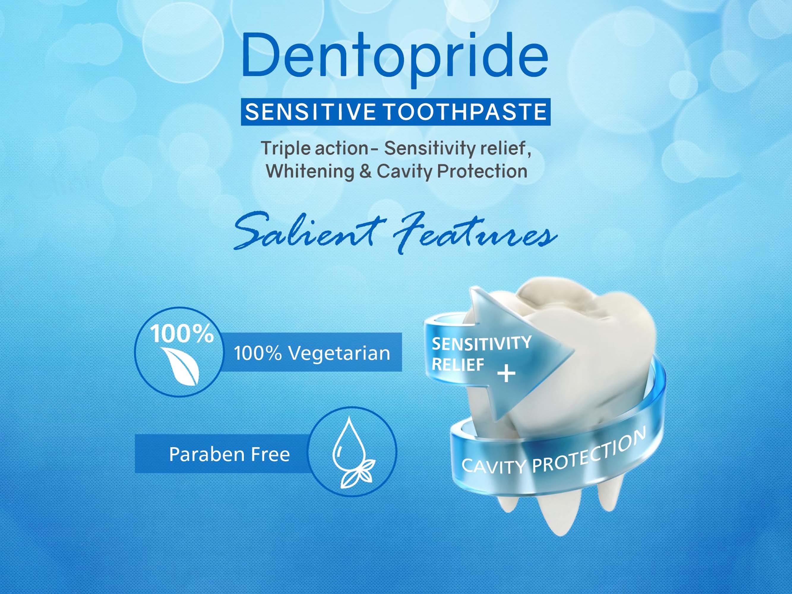 Dentopride Triple Action Sensitive Toothpaste - Image 6