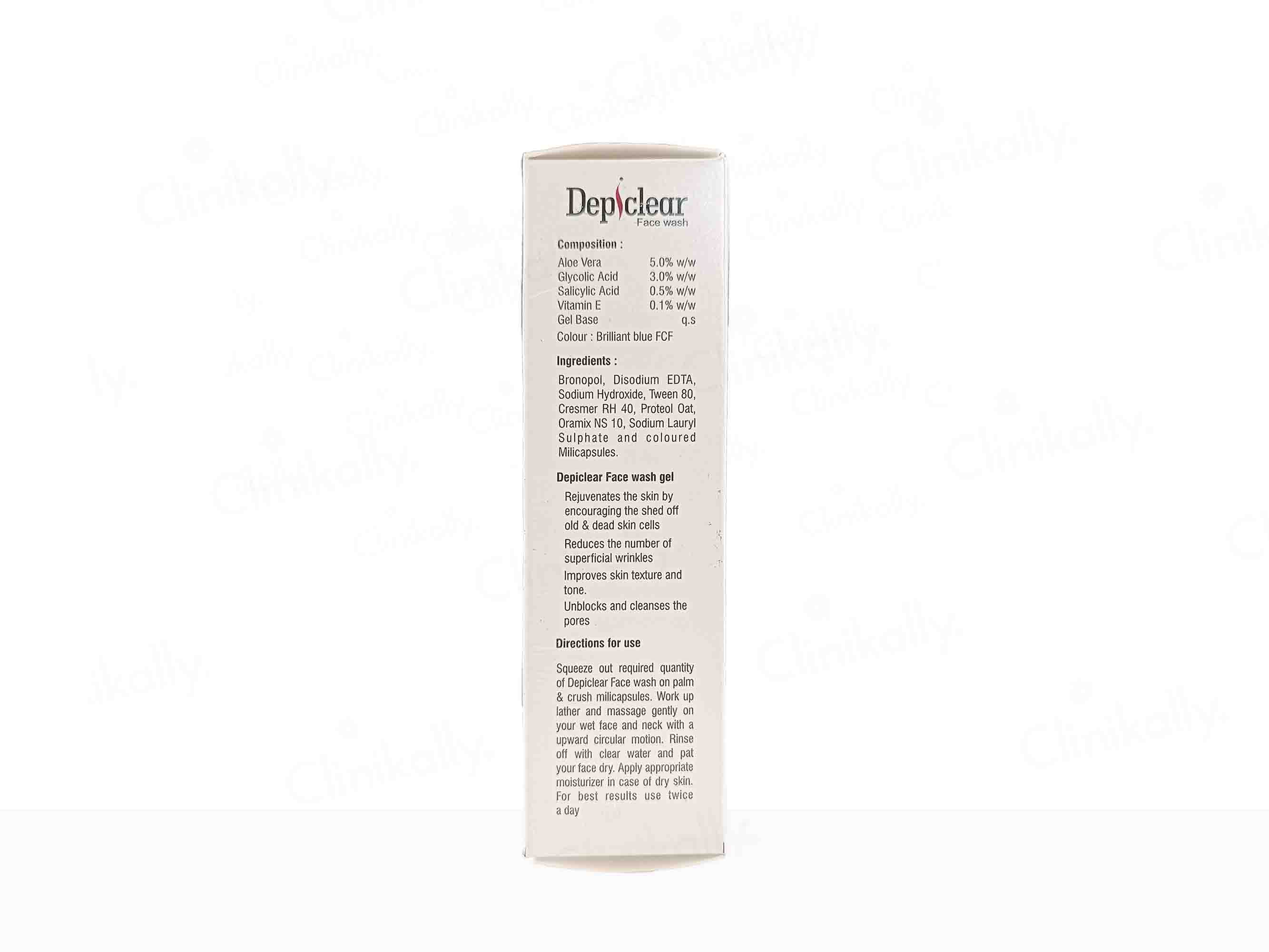 Depiclear Skin Rejuvenating Face Wash Gel - Image 4