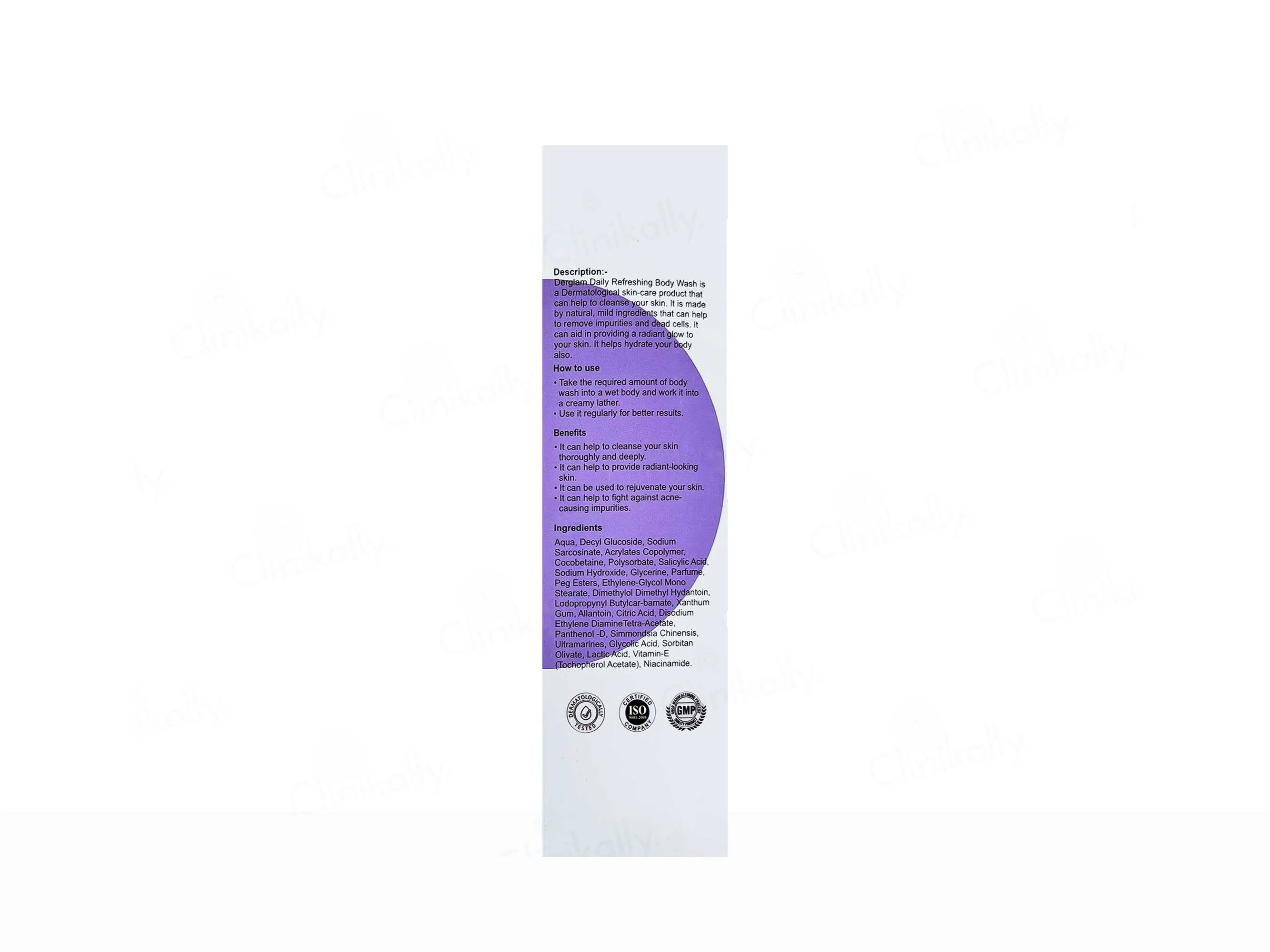 Derglam Daily Refreshing Body Wash - Image 2