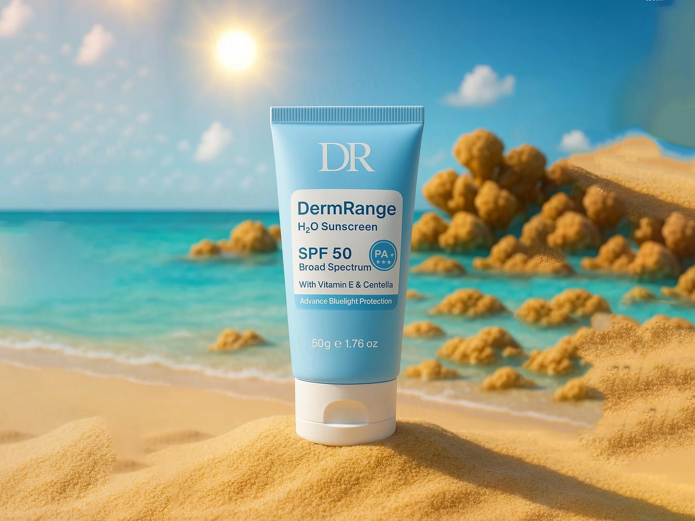 Derm Range H2O Sunscreen SPF 50 PA+++ - Image 2