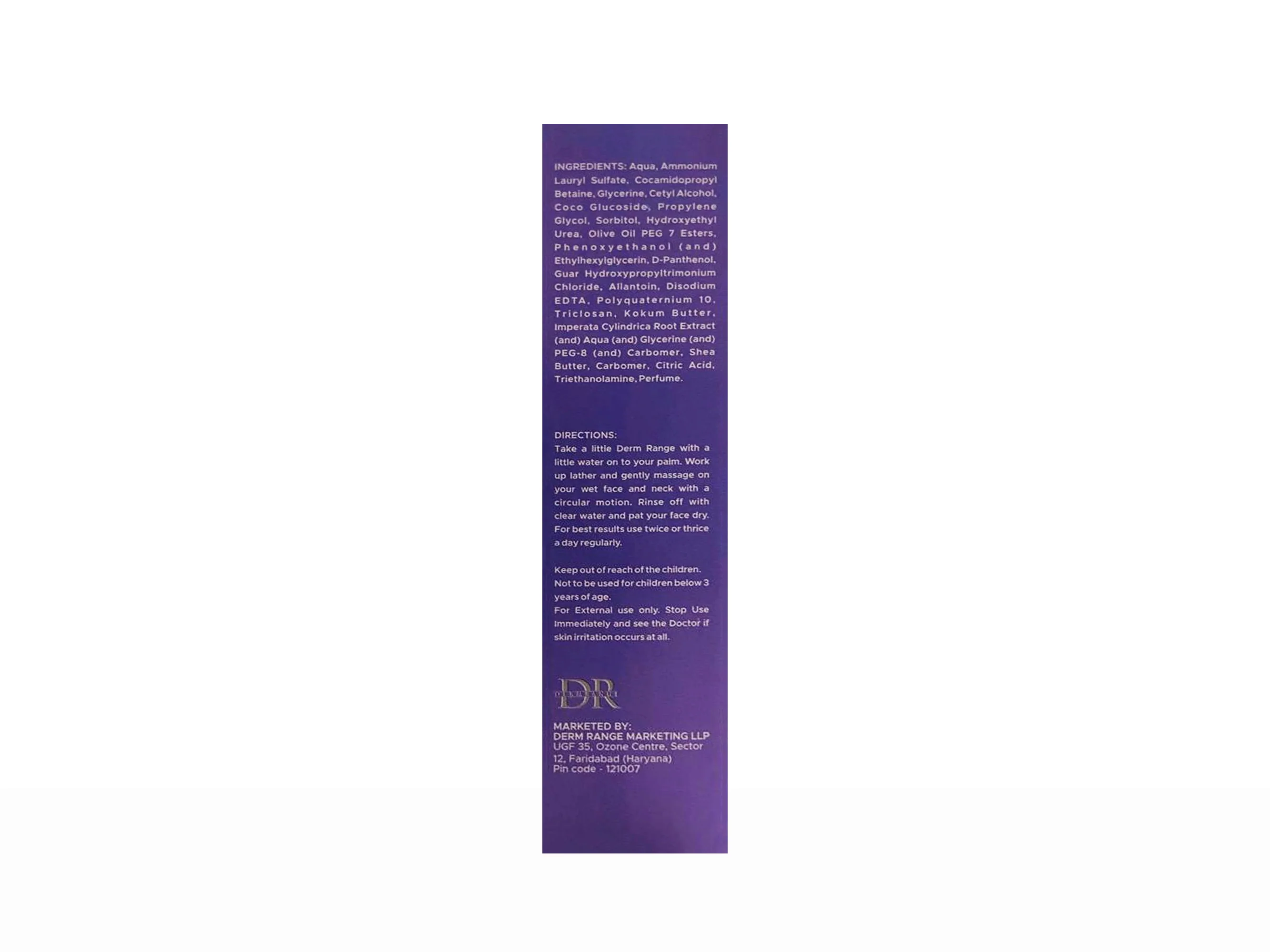 Derm Range Moisturizing Facewash - Image 2