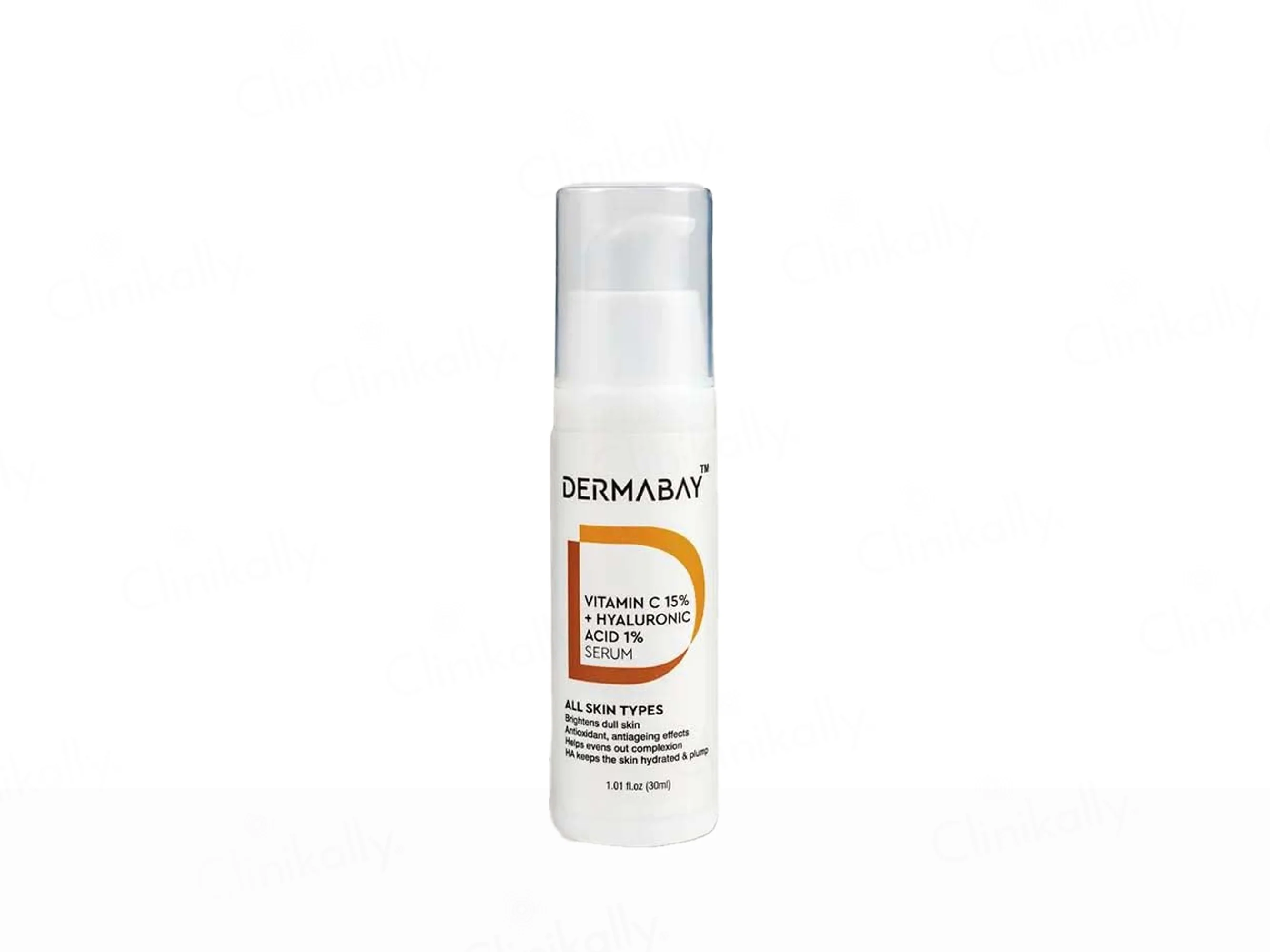 Dermabay 15% Vitamin C + 1% Hyaluronic Acid Face Serum - Image 2