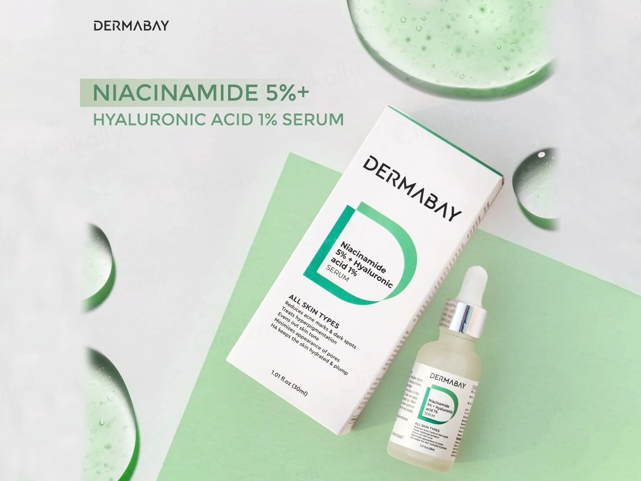 Dermabay 5% Niacinamide + 1% Hyaluronic Acid Face Serum - Image 5