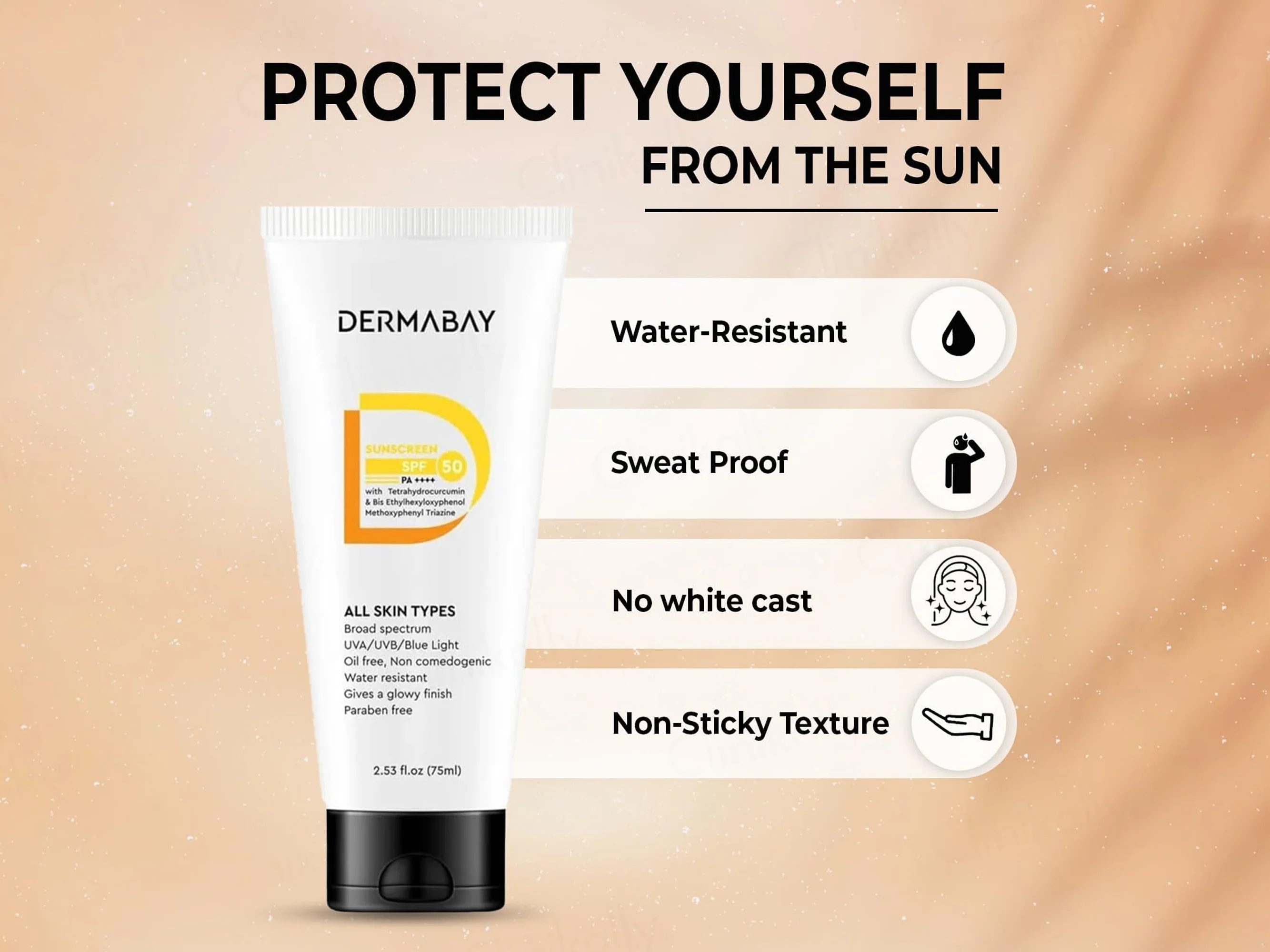 Dermabay Broad Spectrum Sunscreen SPF 50 PA++++ - Image 3