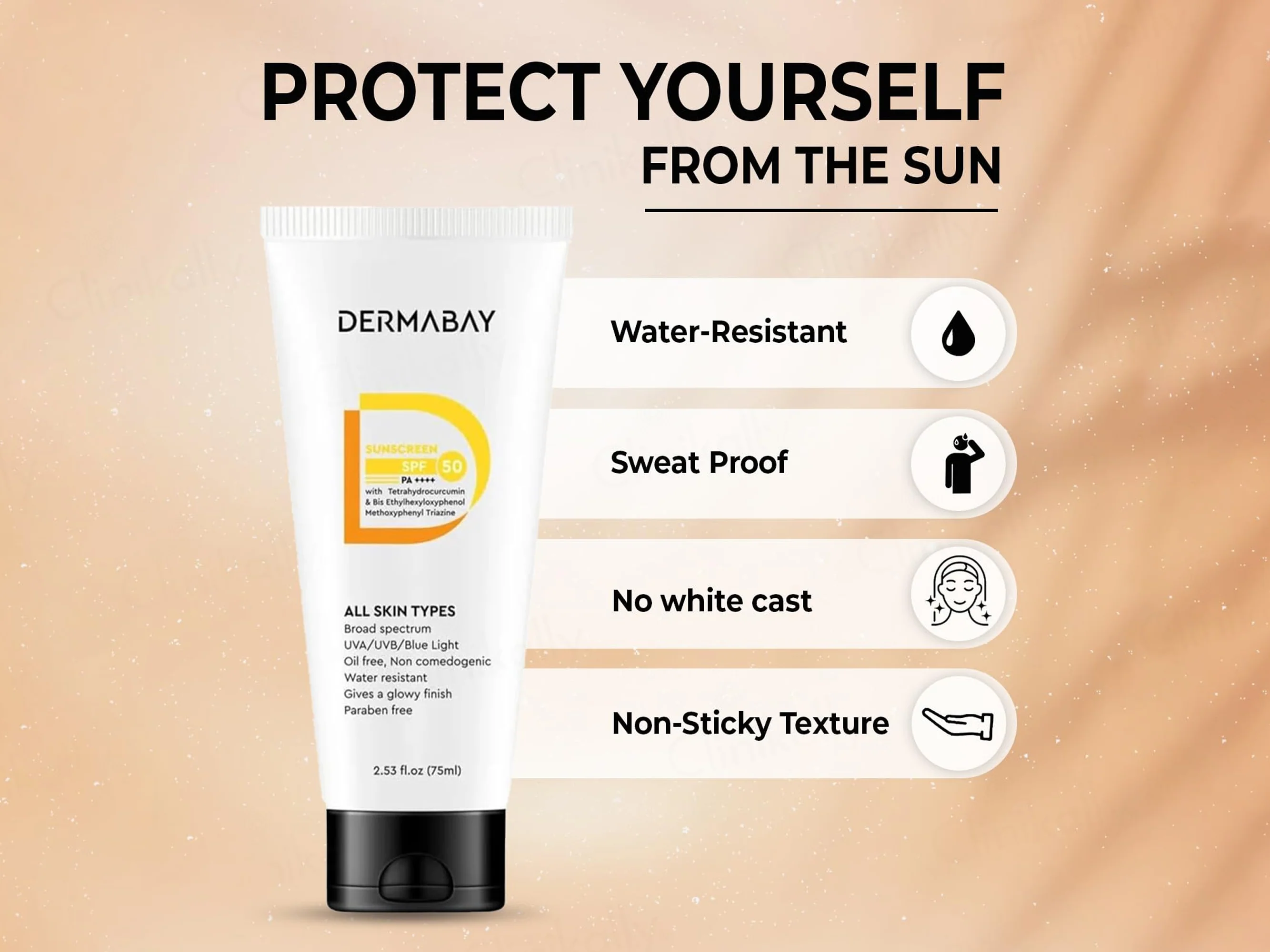 Dermabay Broad Spectrum Sunscreen SPF 50 PA++++ - Image 6