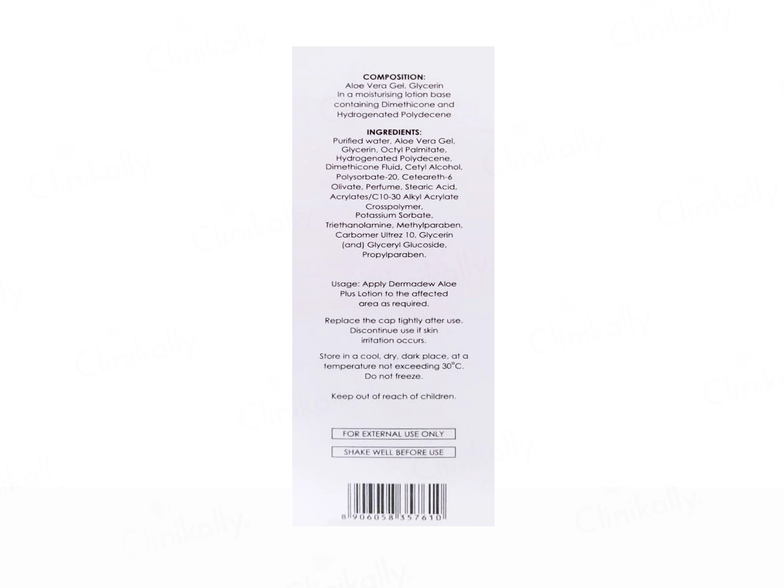 Dermadew Aloe Plus Moisturiser Lotion - Image 5